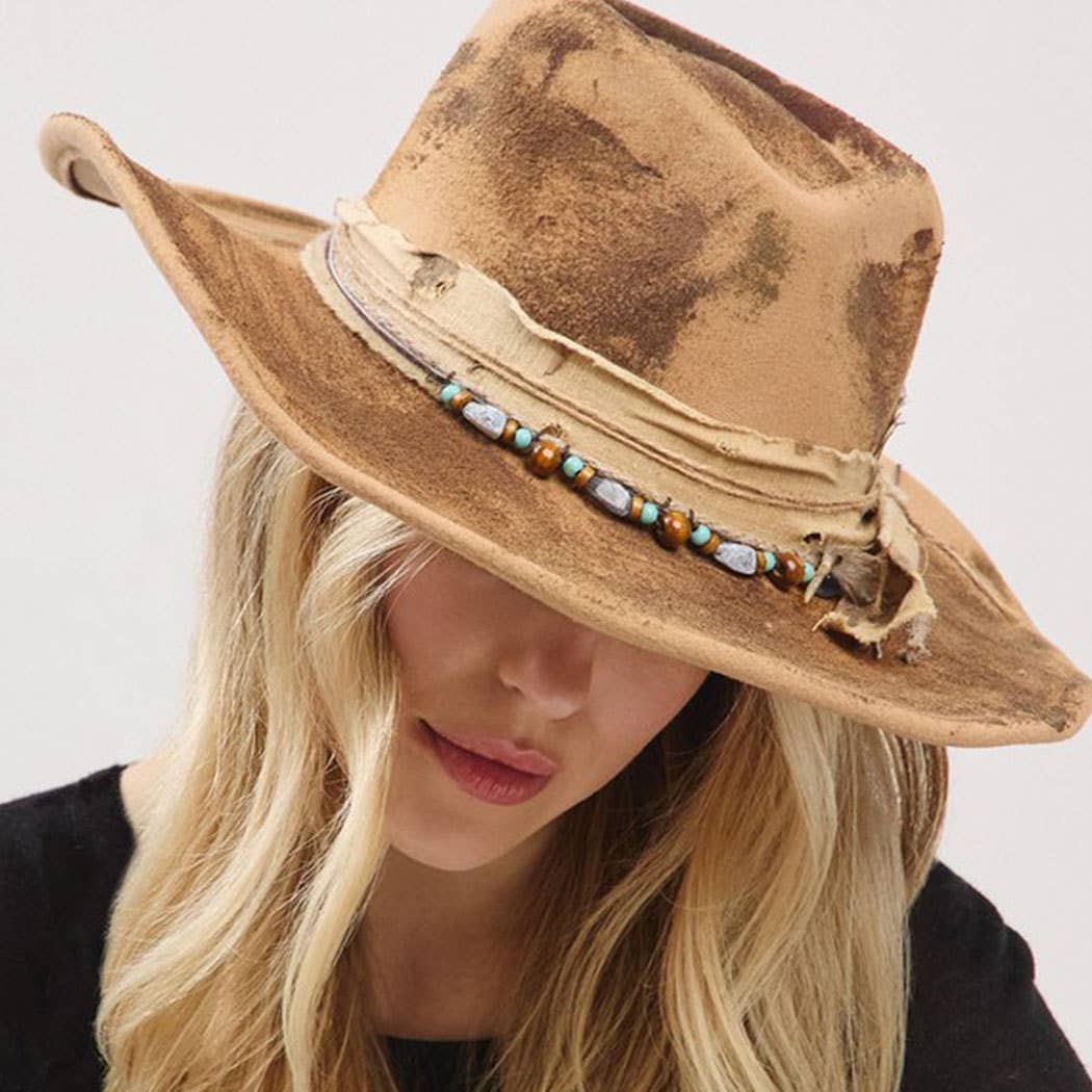 Vintage Versatile Shapeable Cowgirl Hat