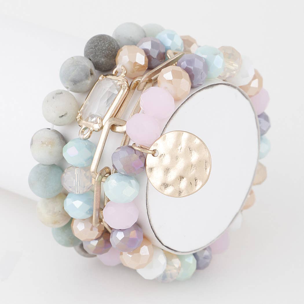 Beaded Bracelet Set in Multi
