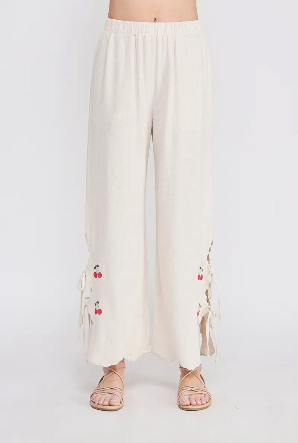 Cherry Tie Breeze Pants