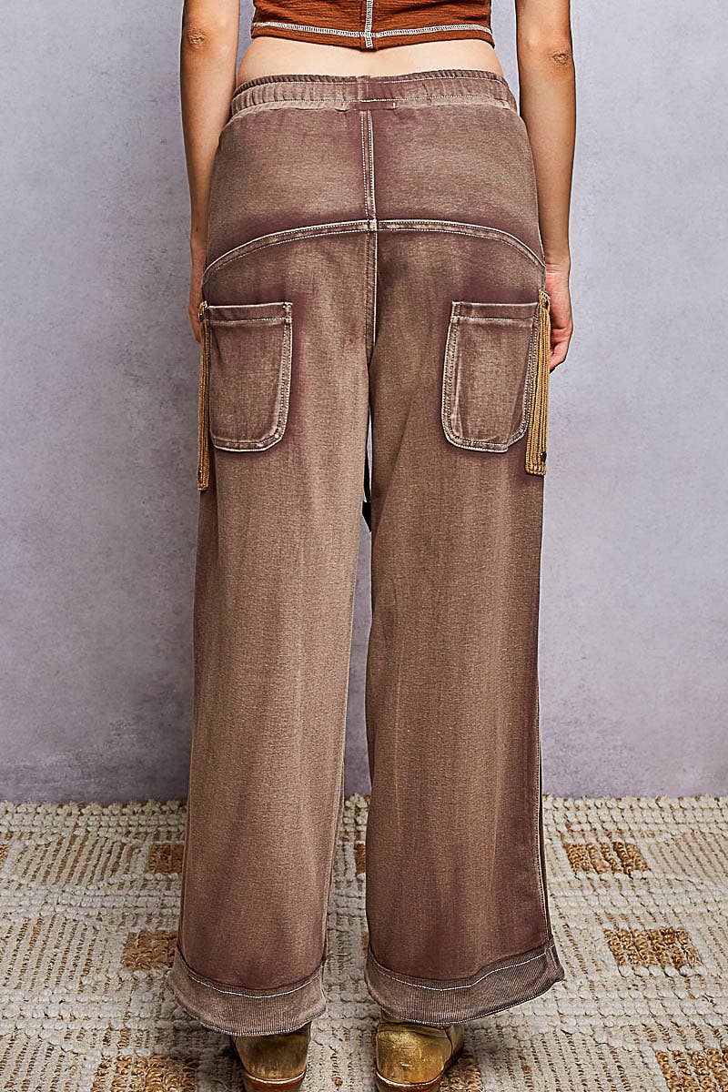 Katrina Terry Knit Wide Leg Pants