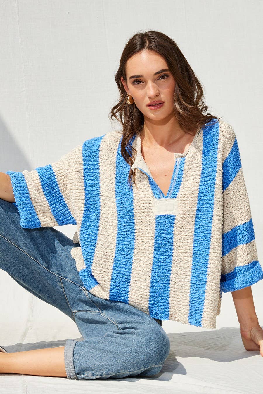 Free Spirit Vertical Stripe Sweater