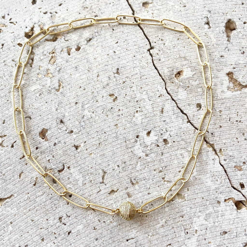 Magnetic Paperclip Chain Necklace