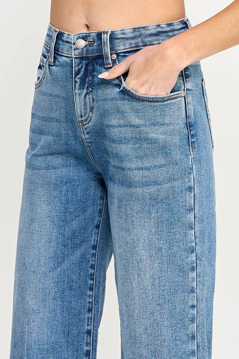 Tanya Tummy Control Cropped Jeans w/Released Hem