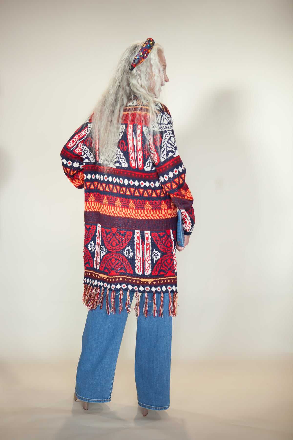 Sedona Aztec Fringe Cardigan