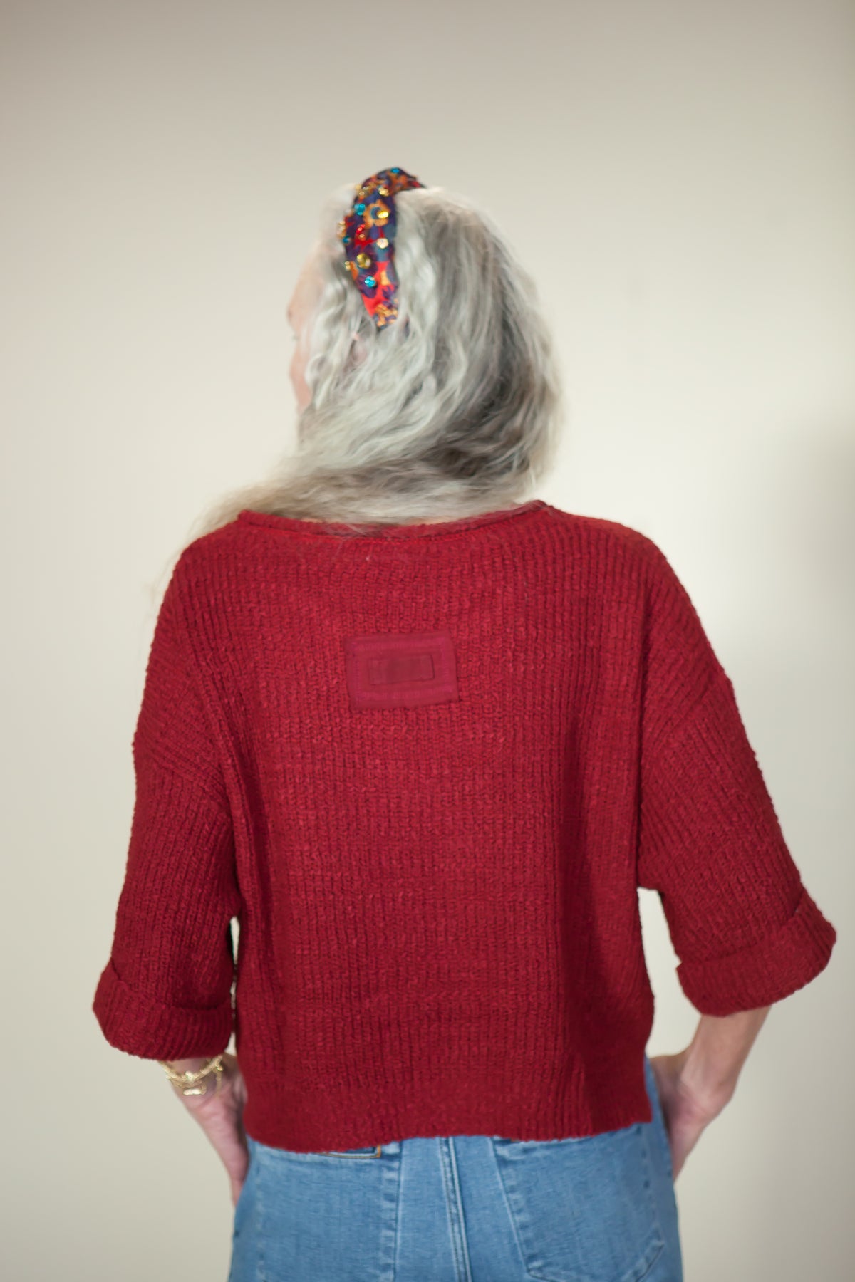 Forever Perfect Loose Fit Slouchy Cropped Sweater
