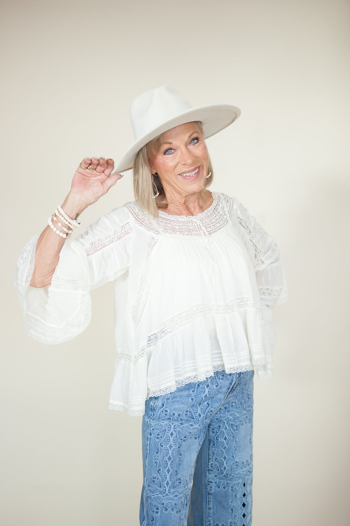 Free People “She’s a Romantic” Top