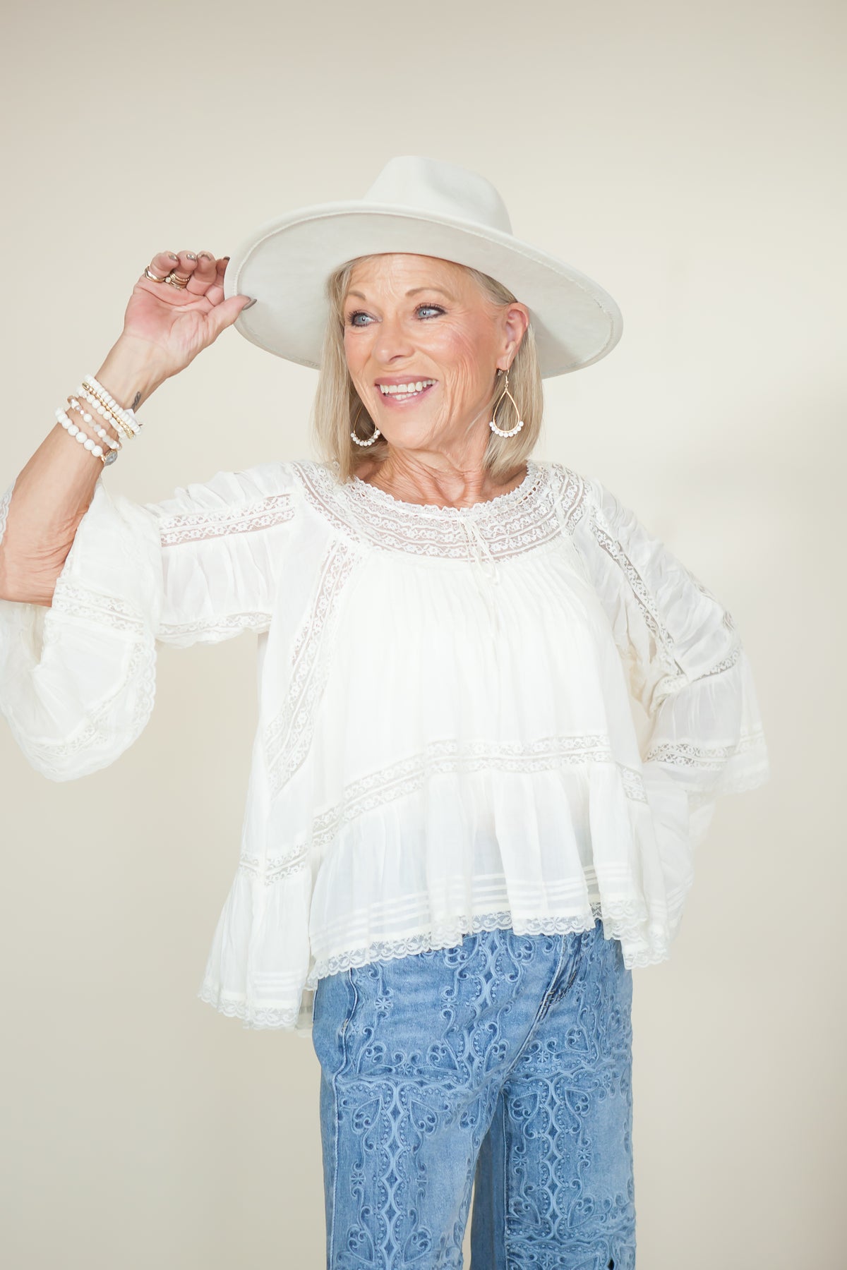 Free People “She’s a Romantic” Top