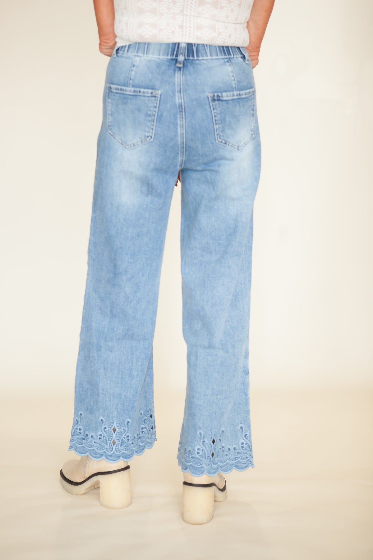 Juniper Embroidered Boho Jeans