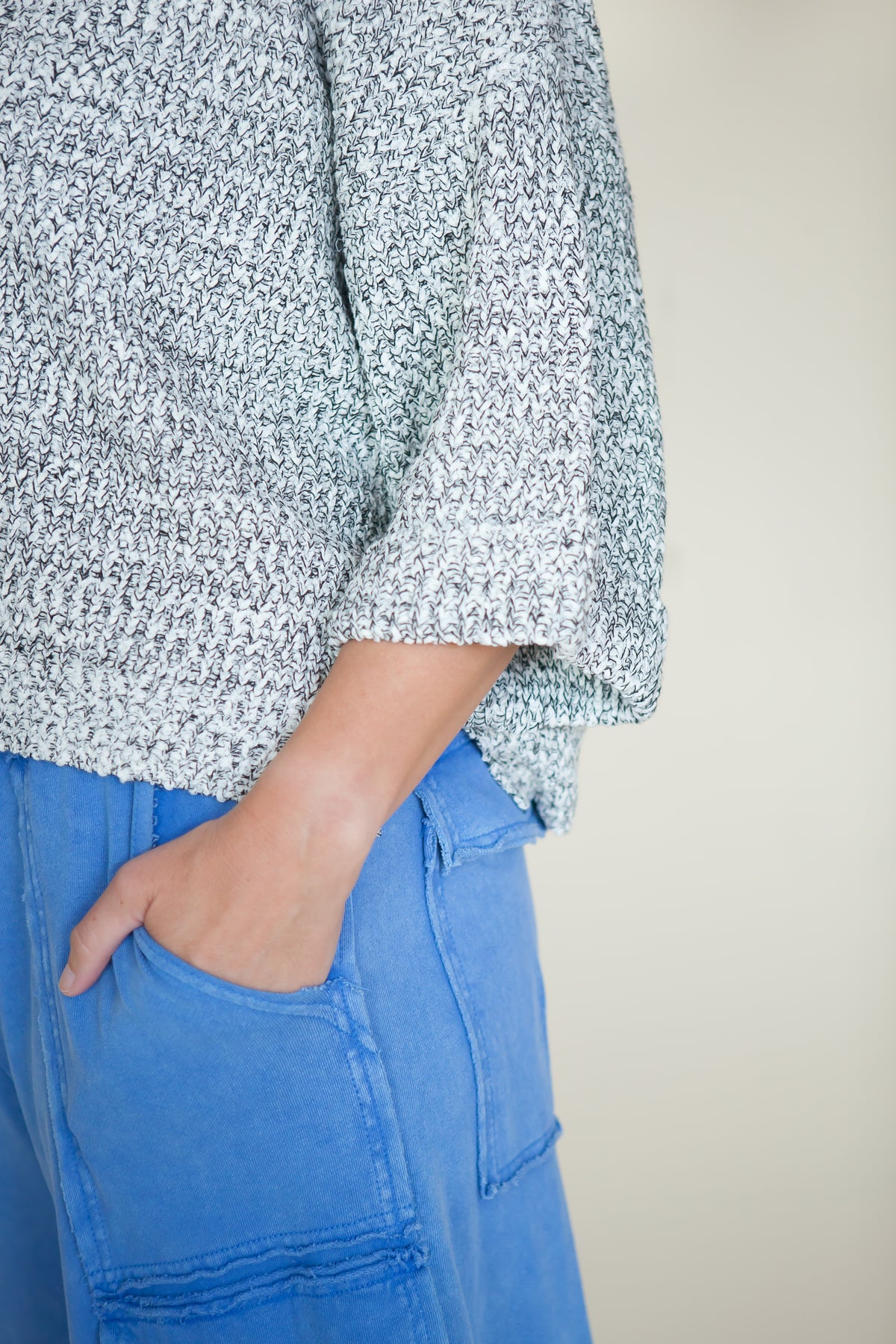 Forever Perfect Loose Fit Slouchy Cropped Sweater