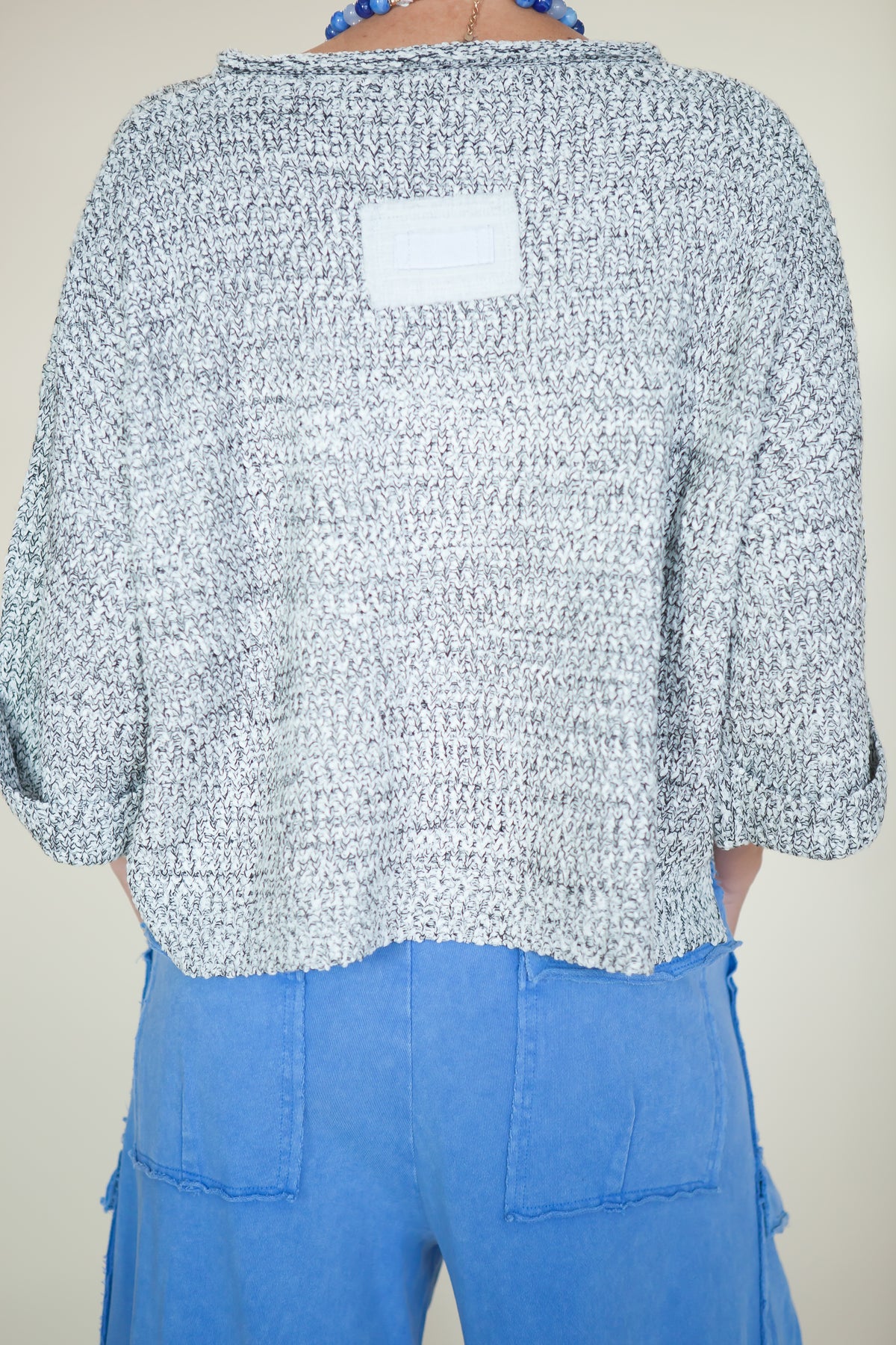 Forever Perfect Loose Fit Slouchy Cropped Sweater