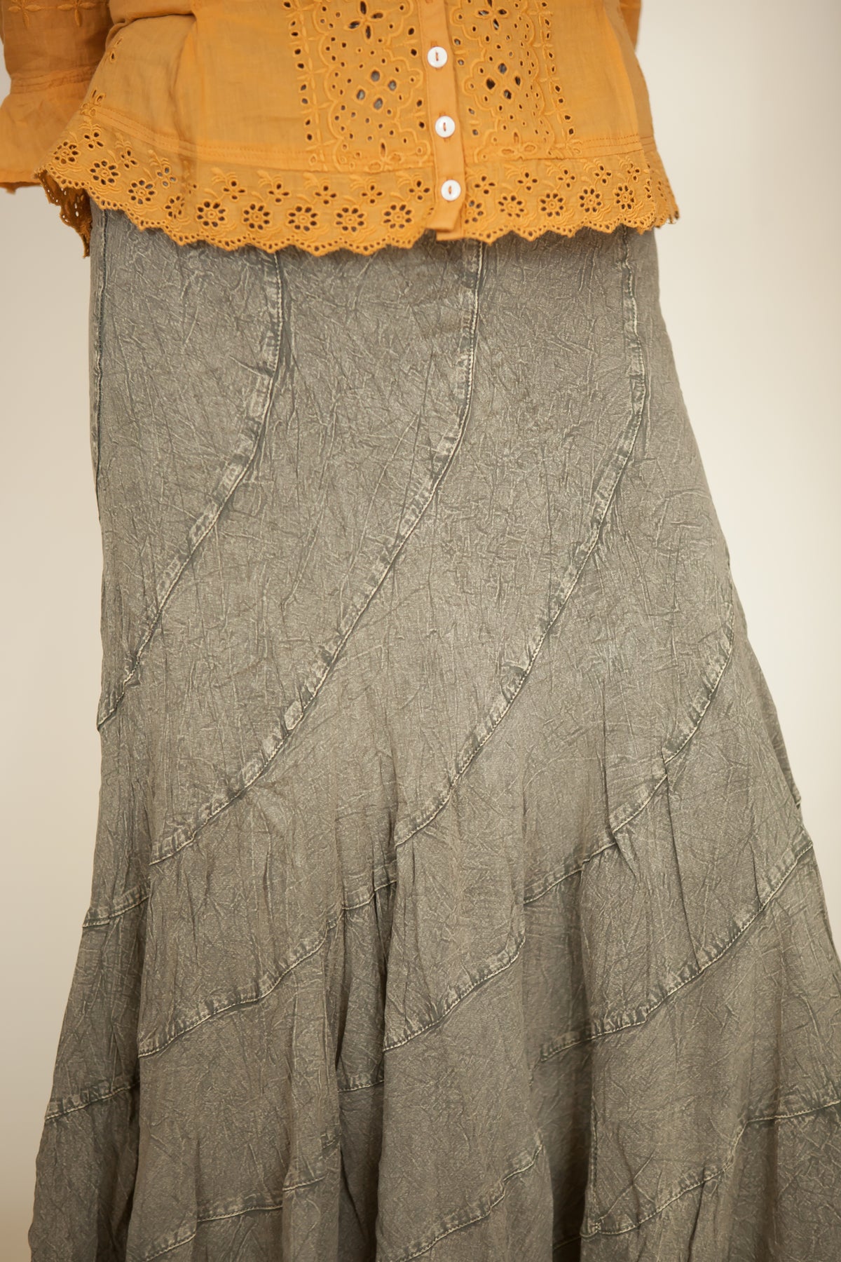 Boho Flair Mid-Length Skirt