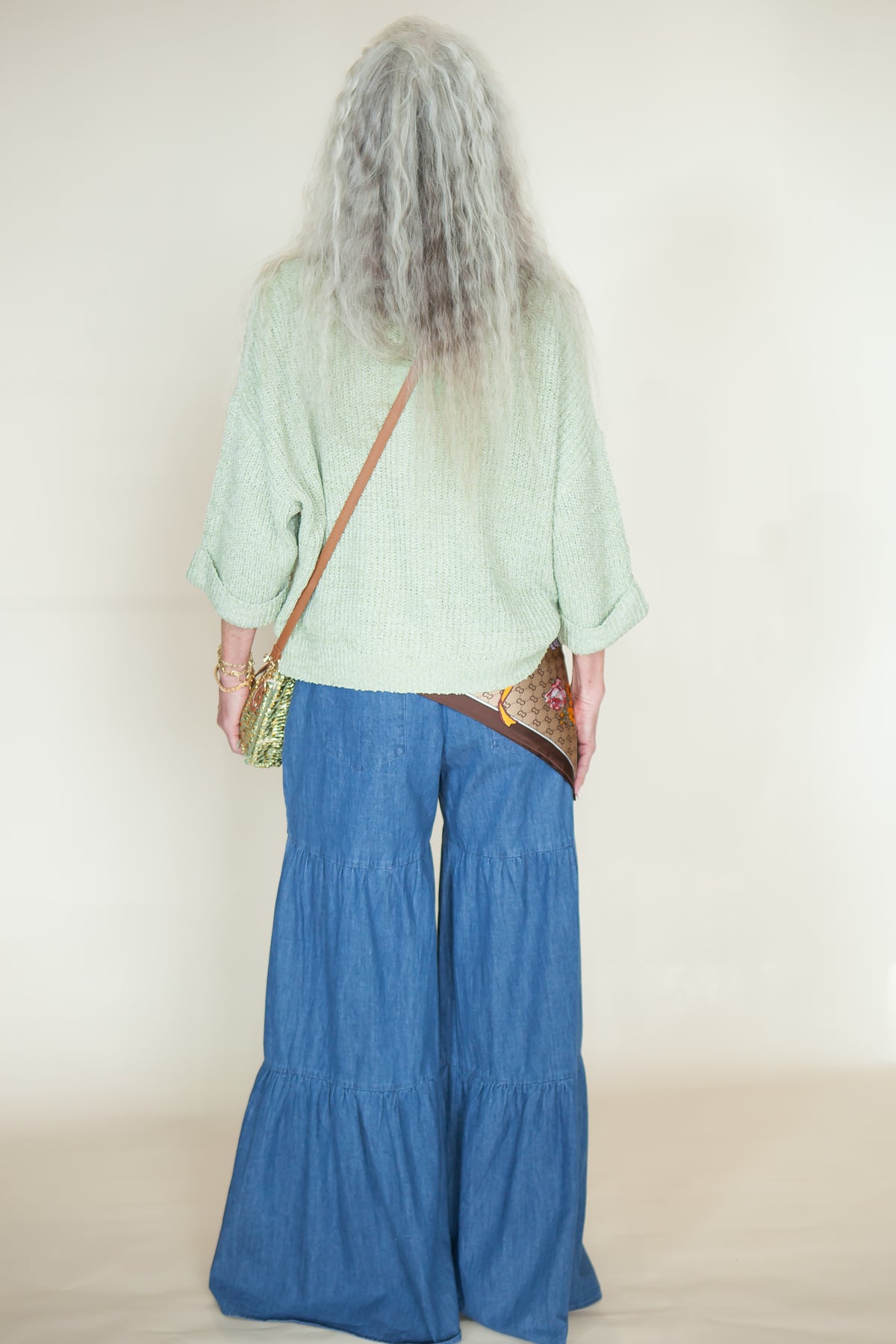 Wanderer Mineral Wash Wide Leg Pants