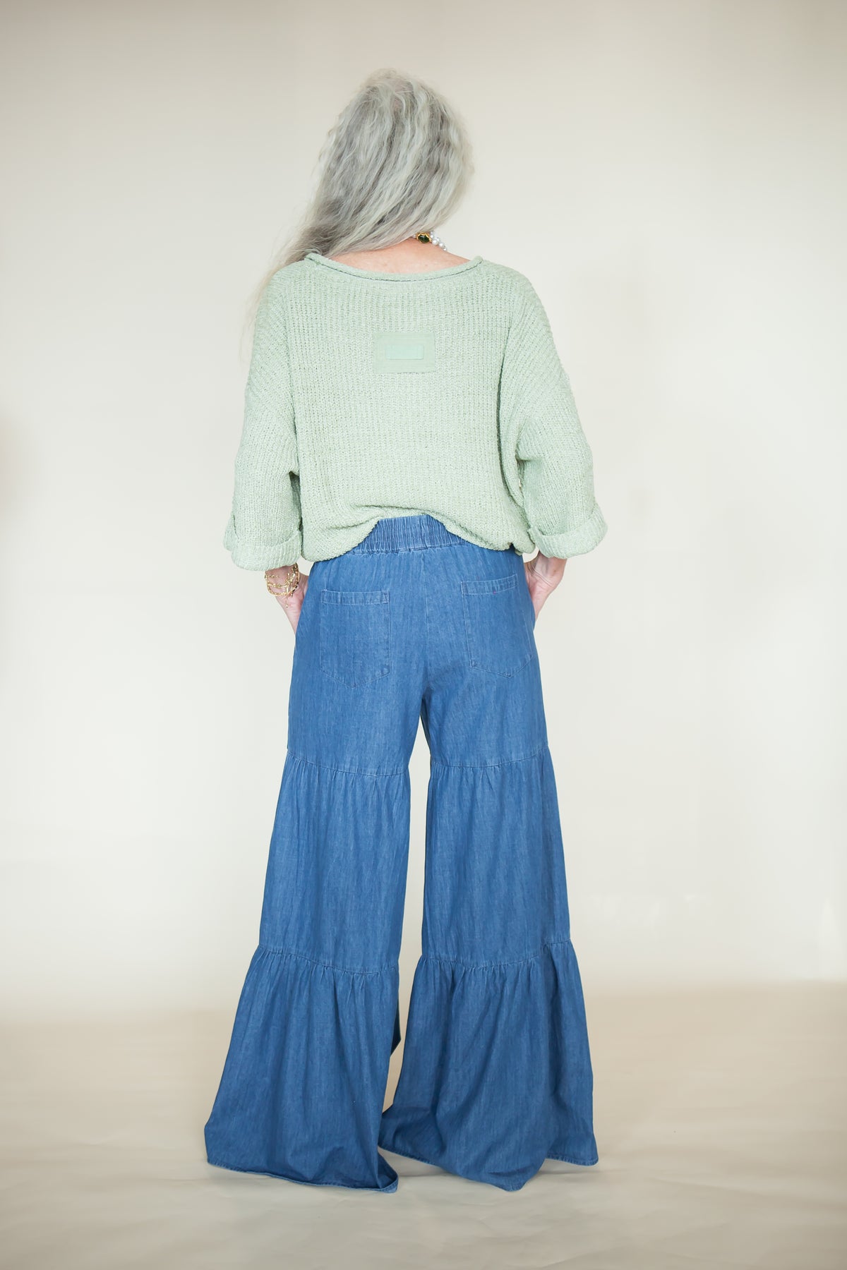 Wanderer Mineral Wash Wide Leg Pants
