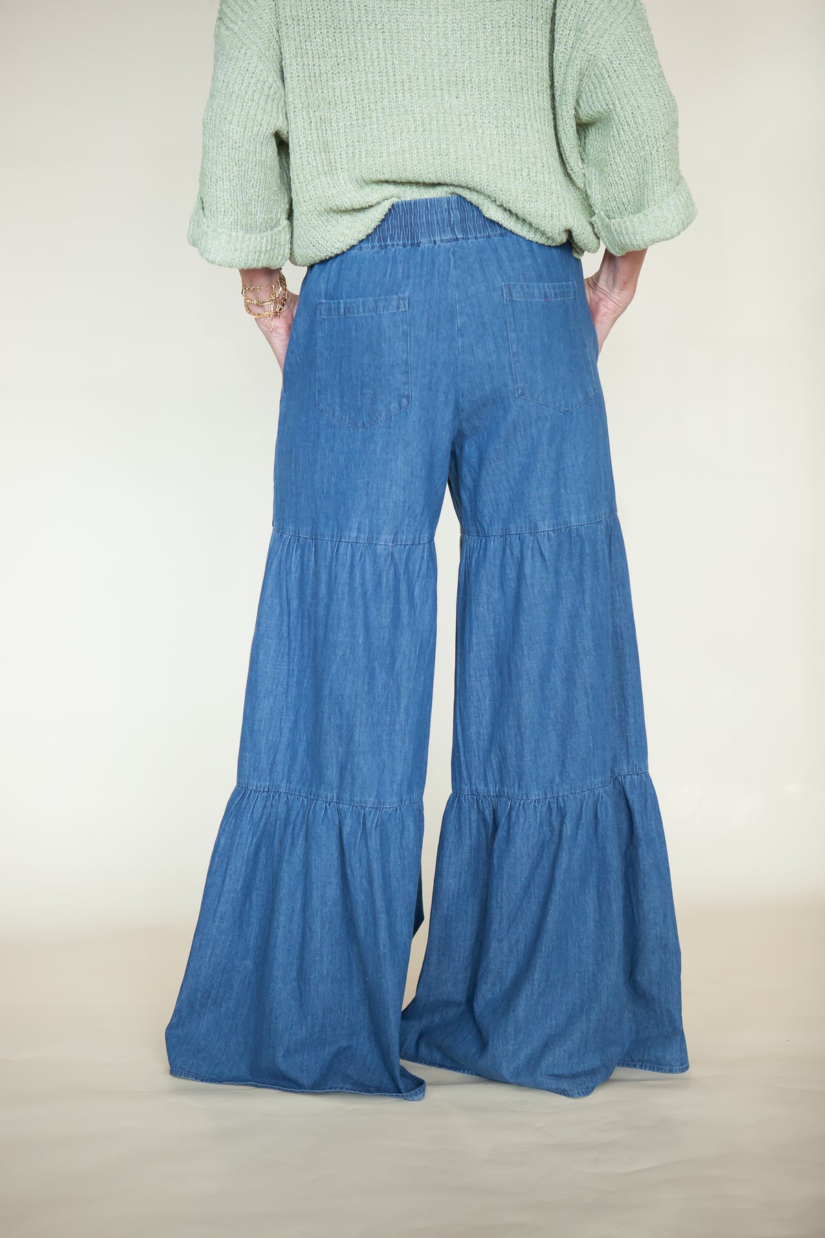Wanderer Mineral Wash Wide Leg Pants