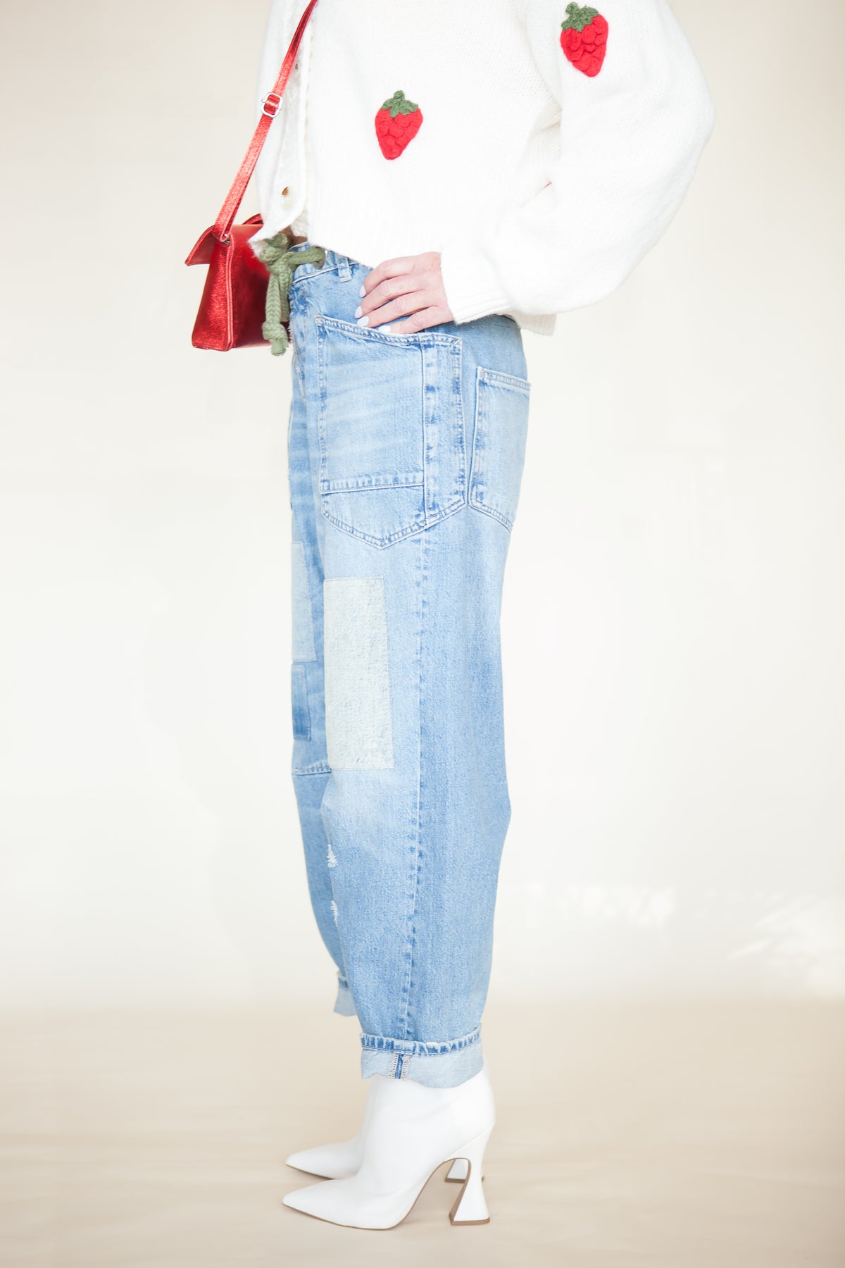 Free People Moxie Slung Pull-On Bottom