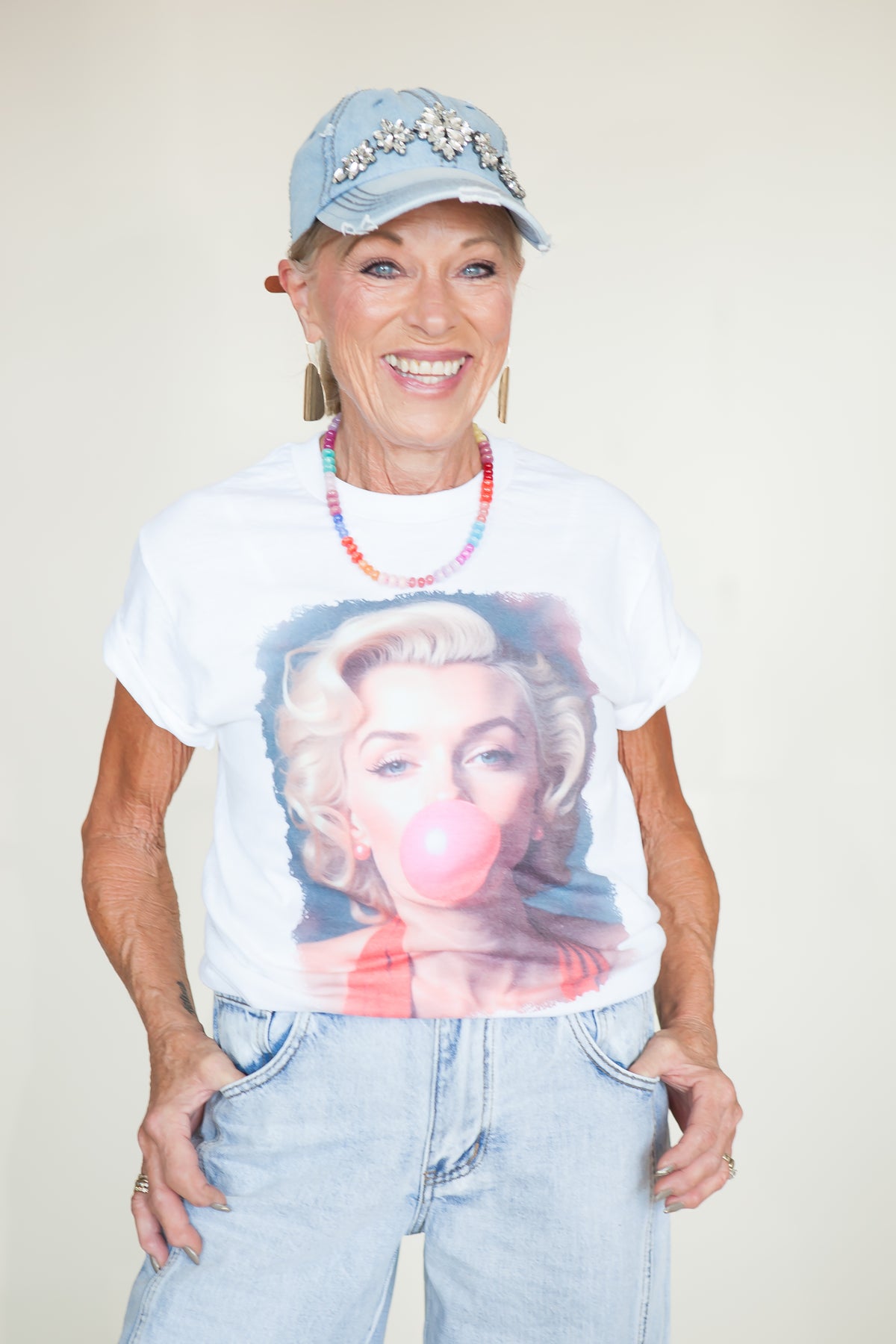 Vintage Marilyn Style Graphic Tee