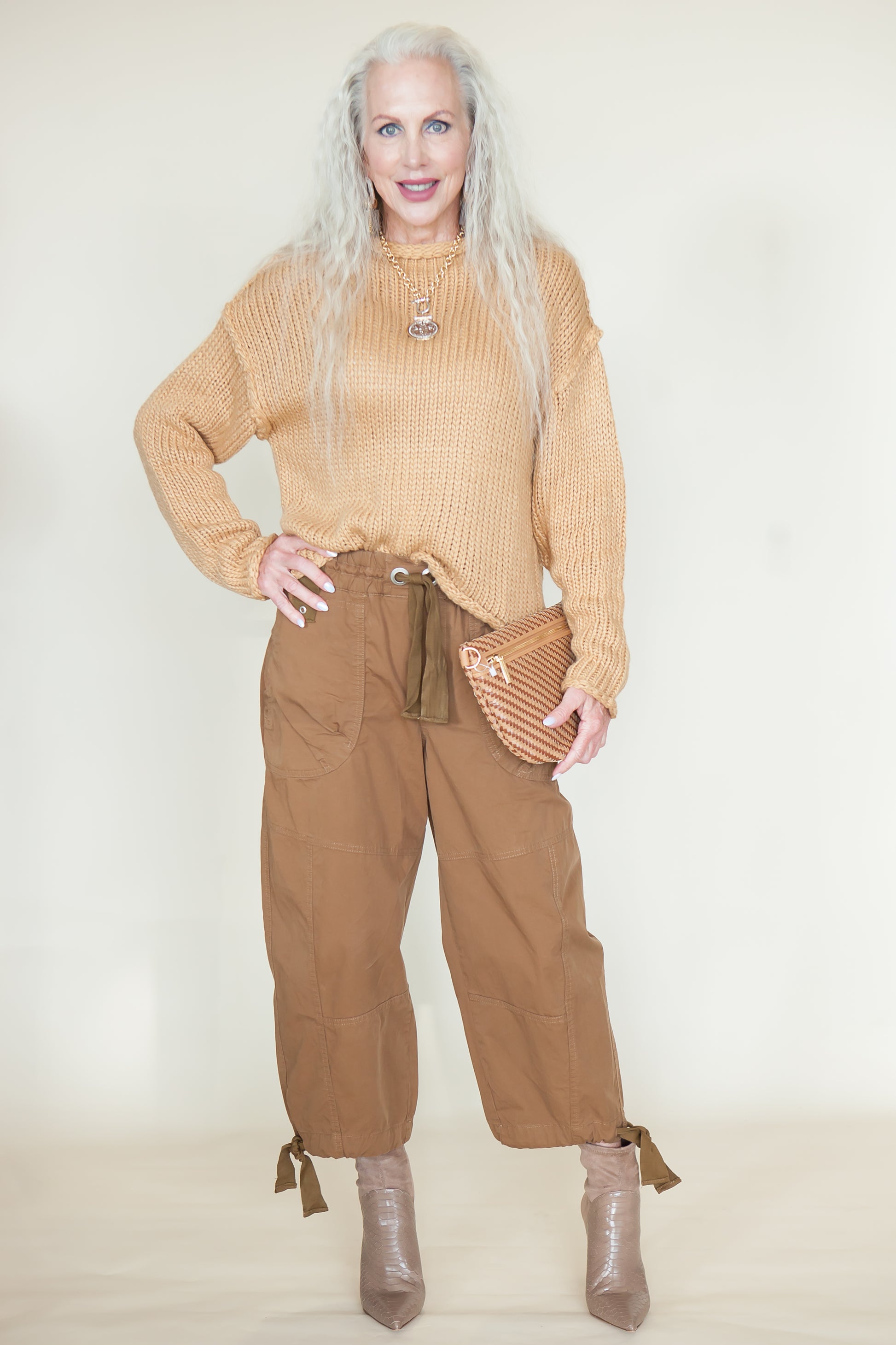 Monica Tied Cuff Jogger Pants
