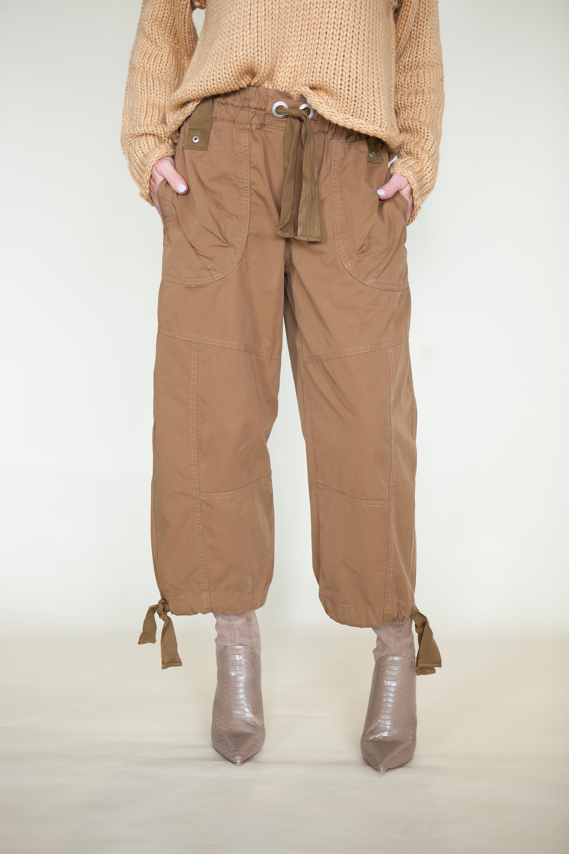 Monica Tied Cuff Jogger Pants