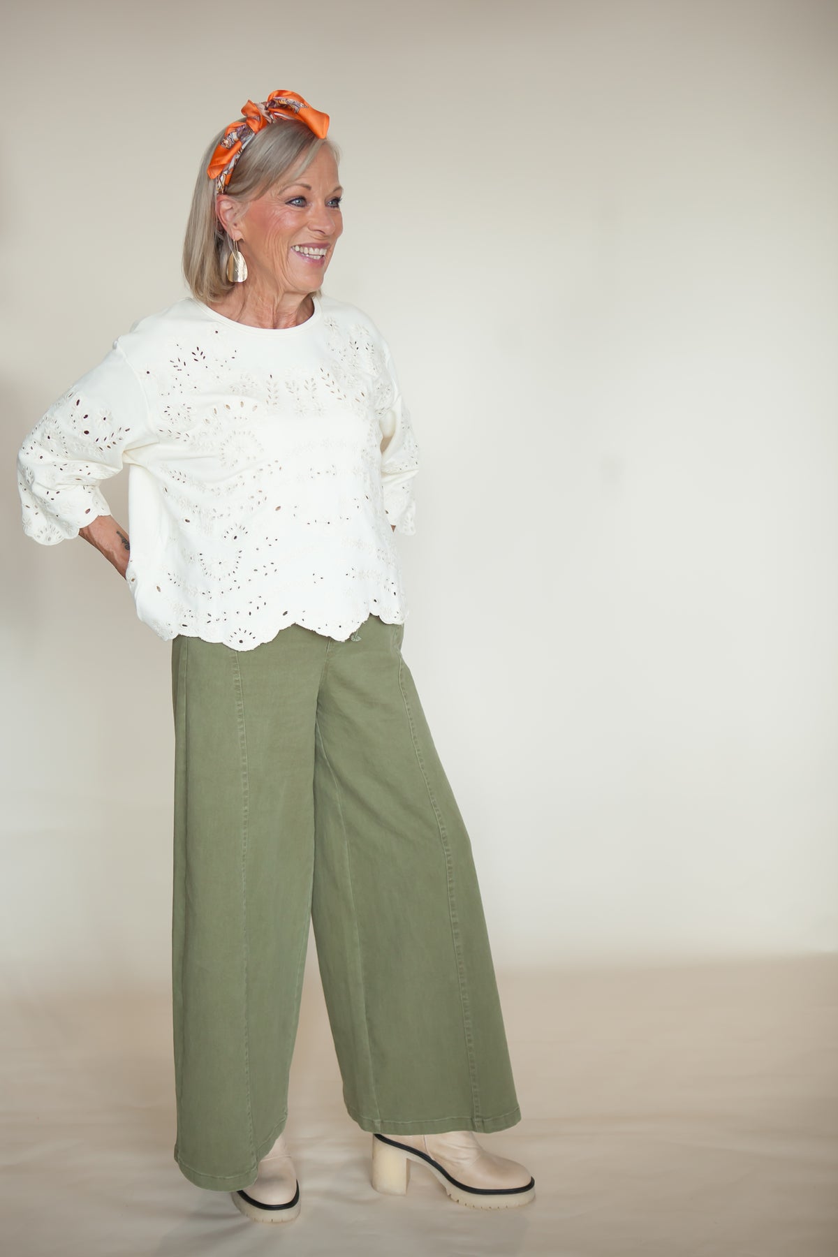 Free Spirit Mineral Wash Wide Leg Pants