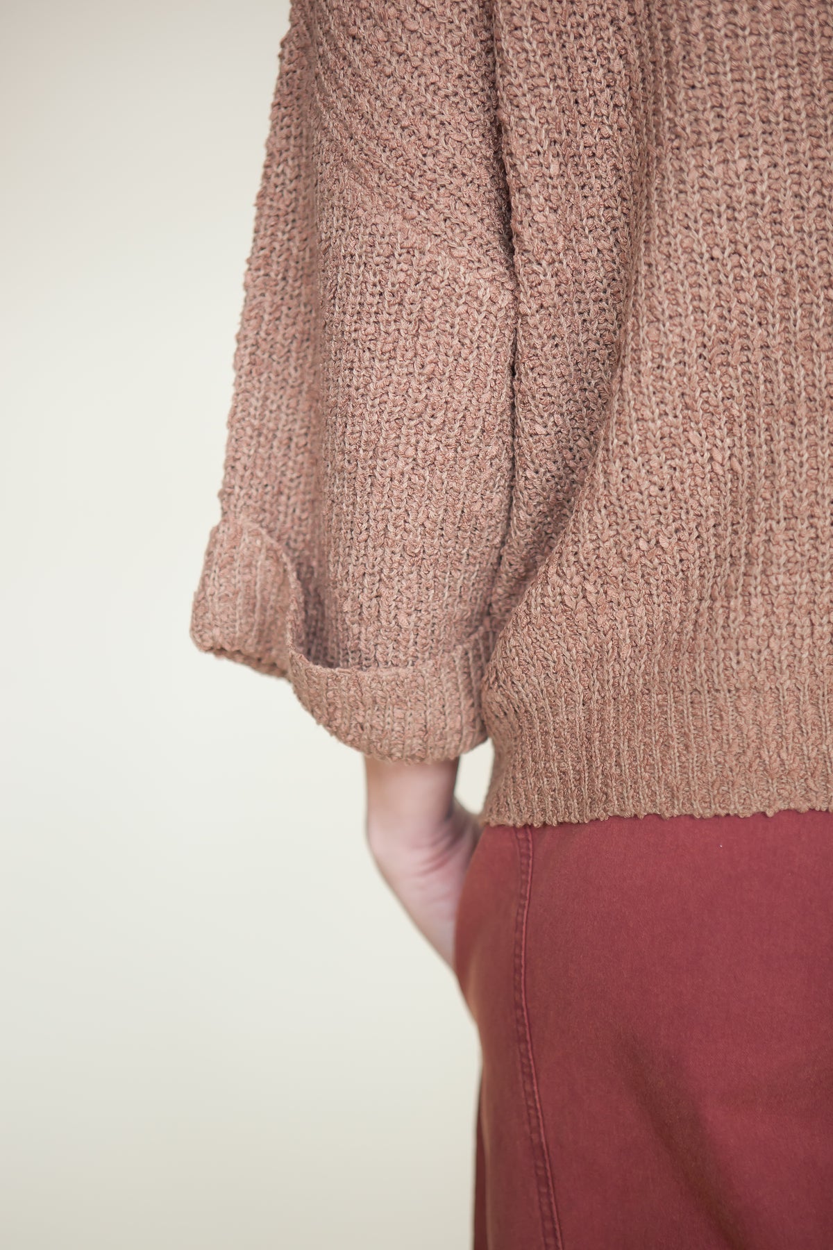 Forever Perfect Loose Fit Slouchy Cropped Sweater