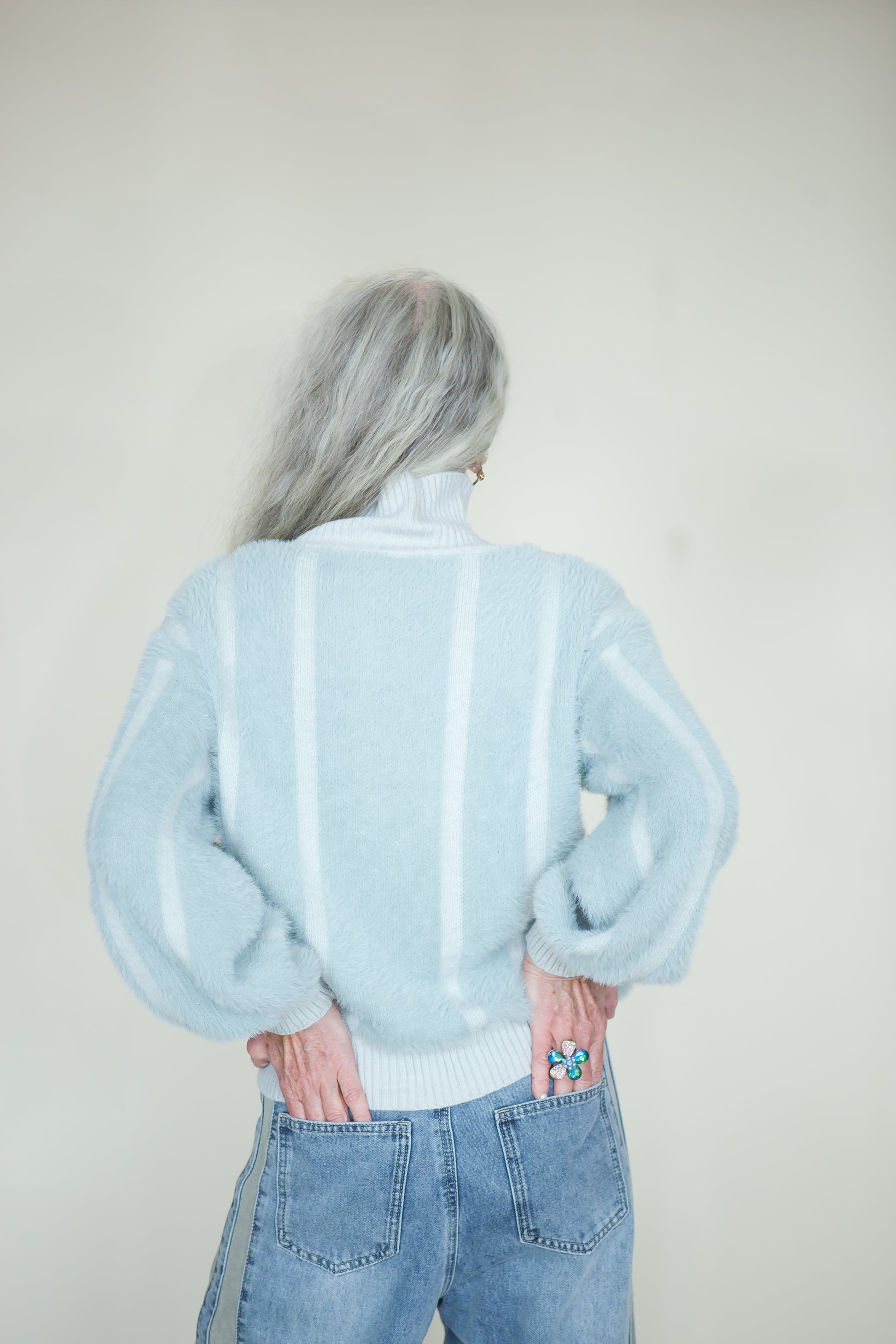 Aspen Fuzzy Sweater Jacket