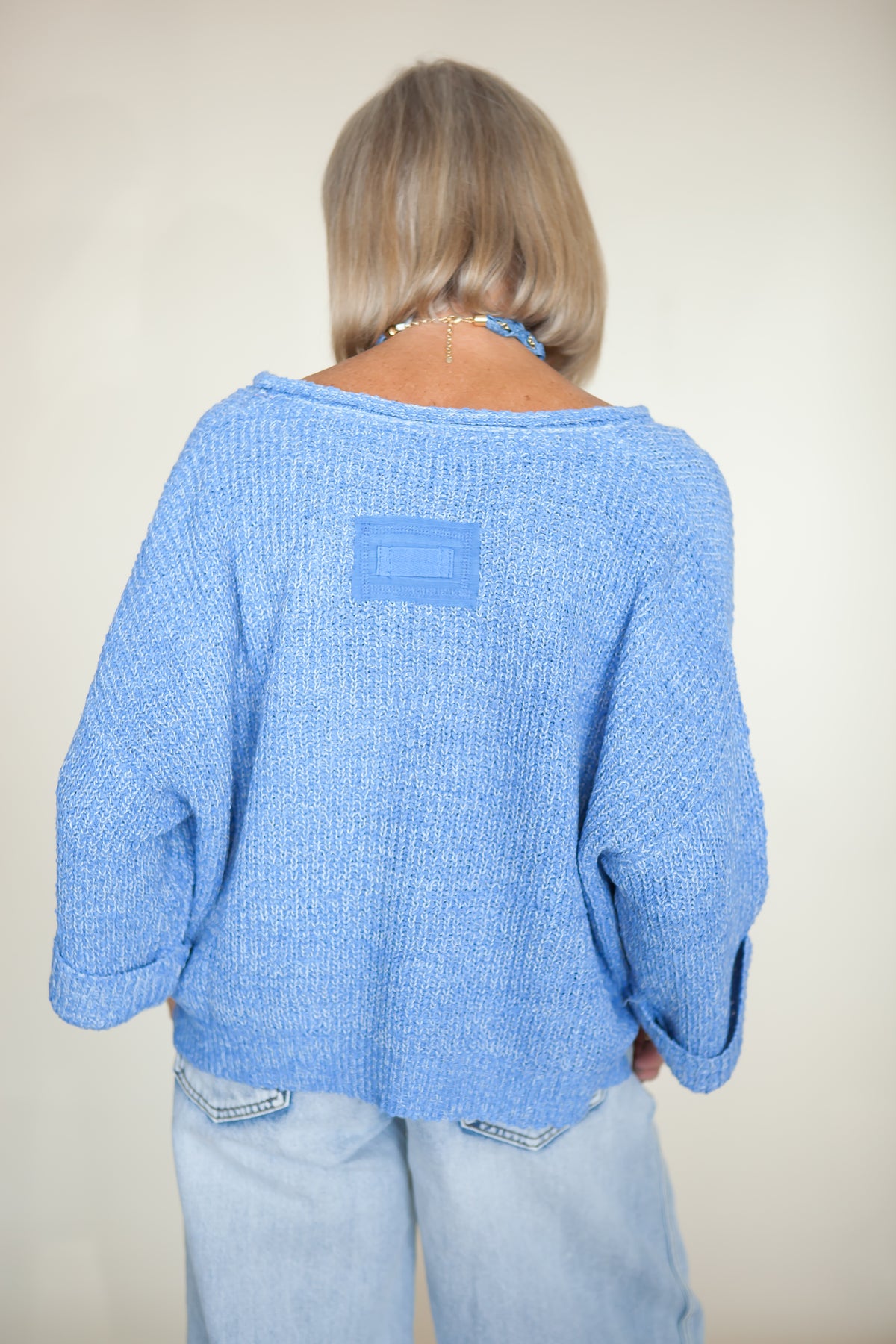 Forever Perfect Loose Fit Slouchy Cropped Sweater