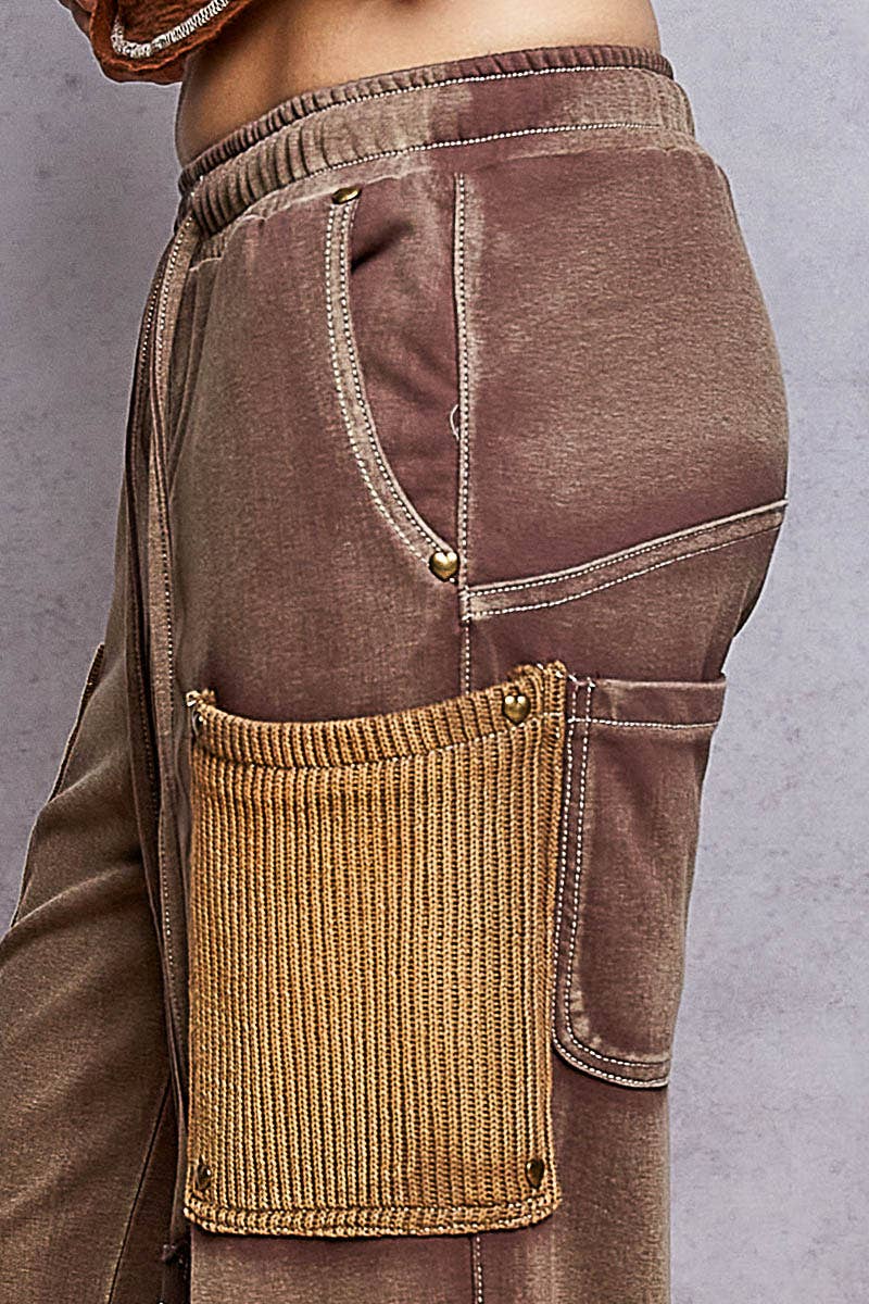 Katrina Terry Knit Wide Leg Pants