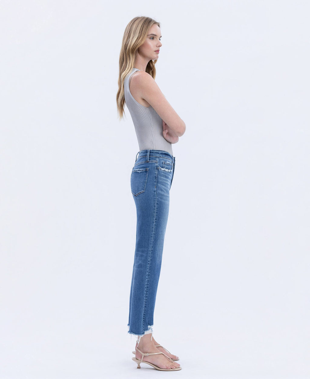 Hottie Cropped Straight Leg Jeans