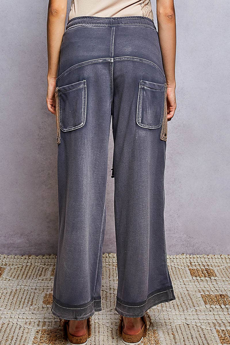 Katrina Terry Knit Wide Leg Pants