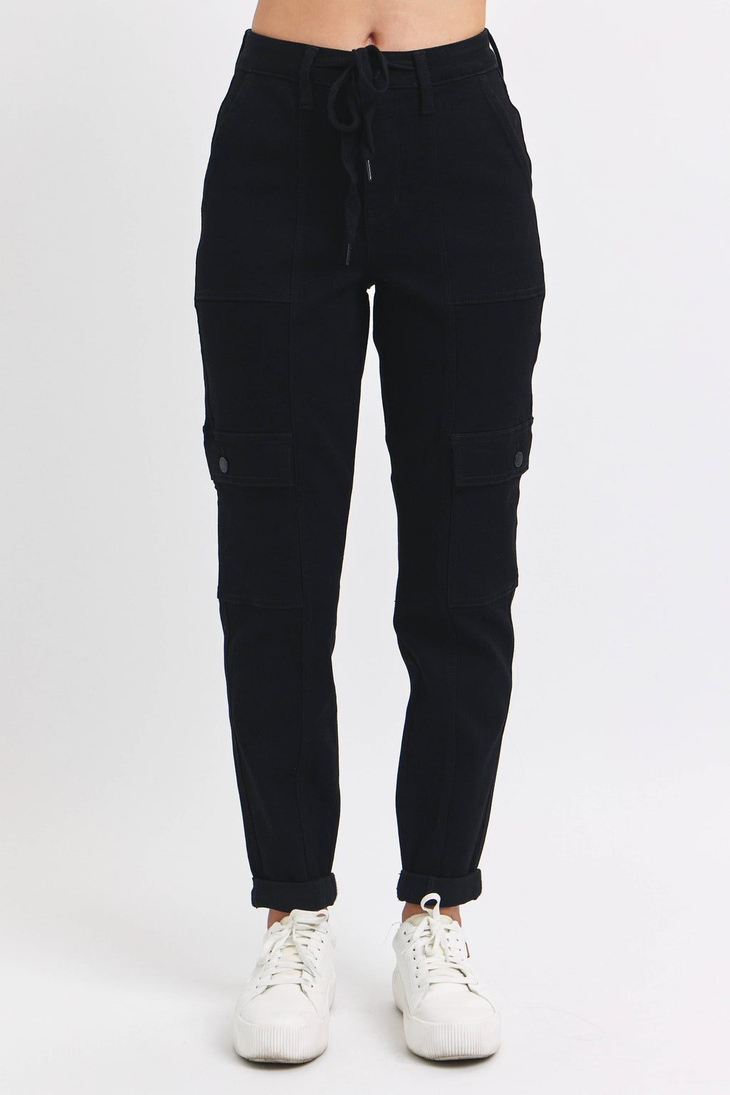Judy Blue High Waisted Cargo Cuffed Jogger