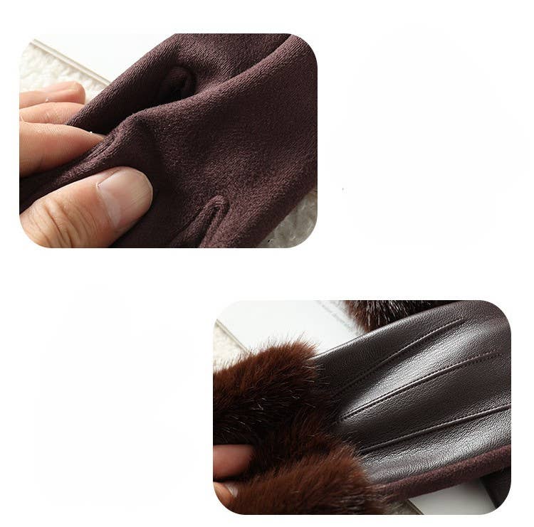 Luxe Faux Leather Gloves