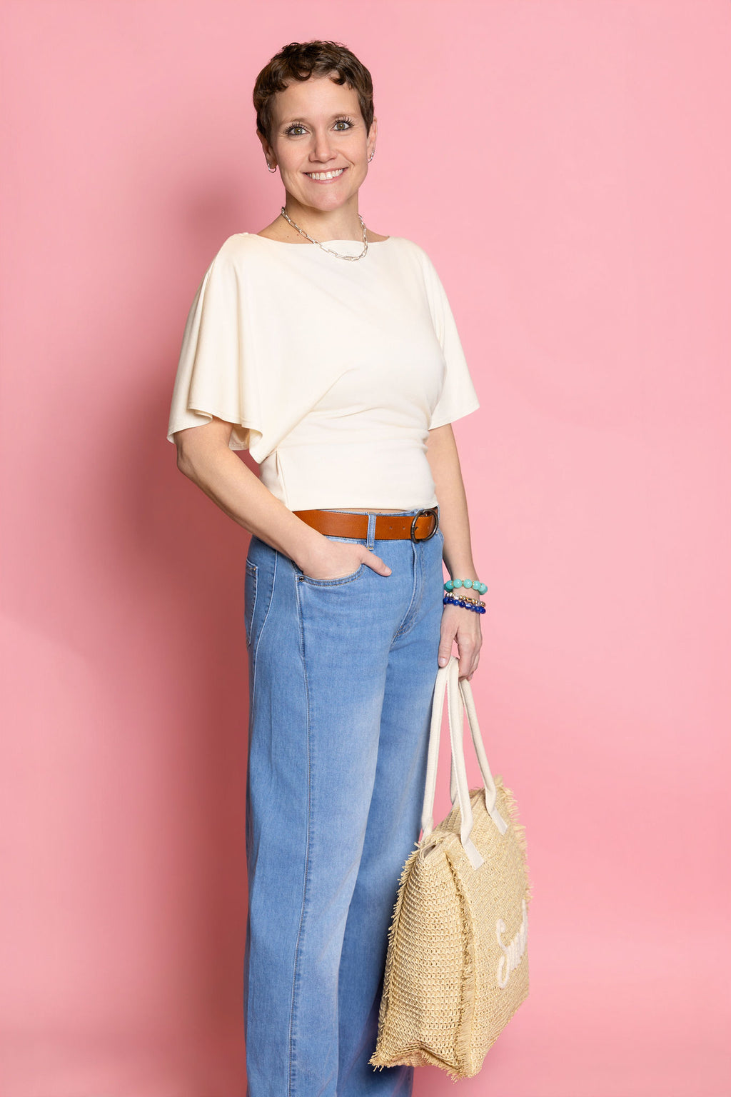Mod Ref Tie Waist Top