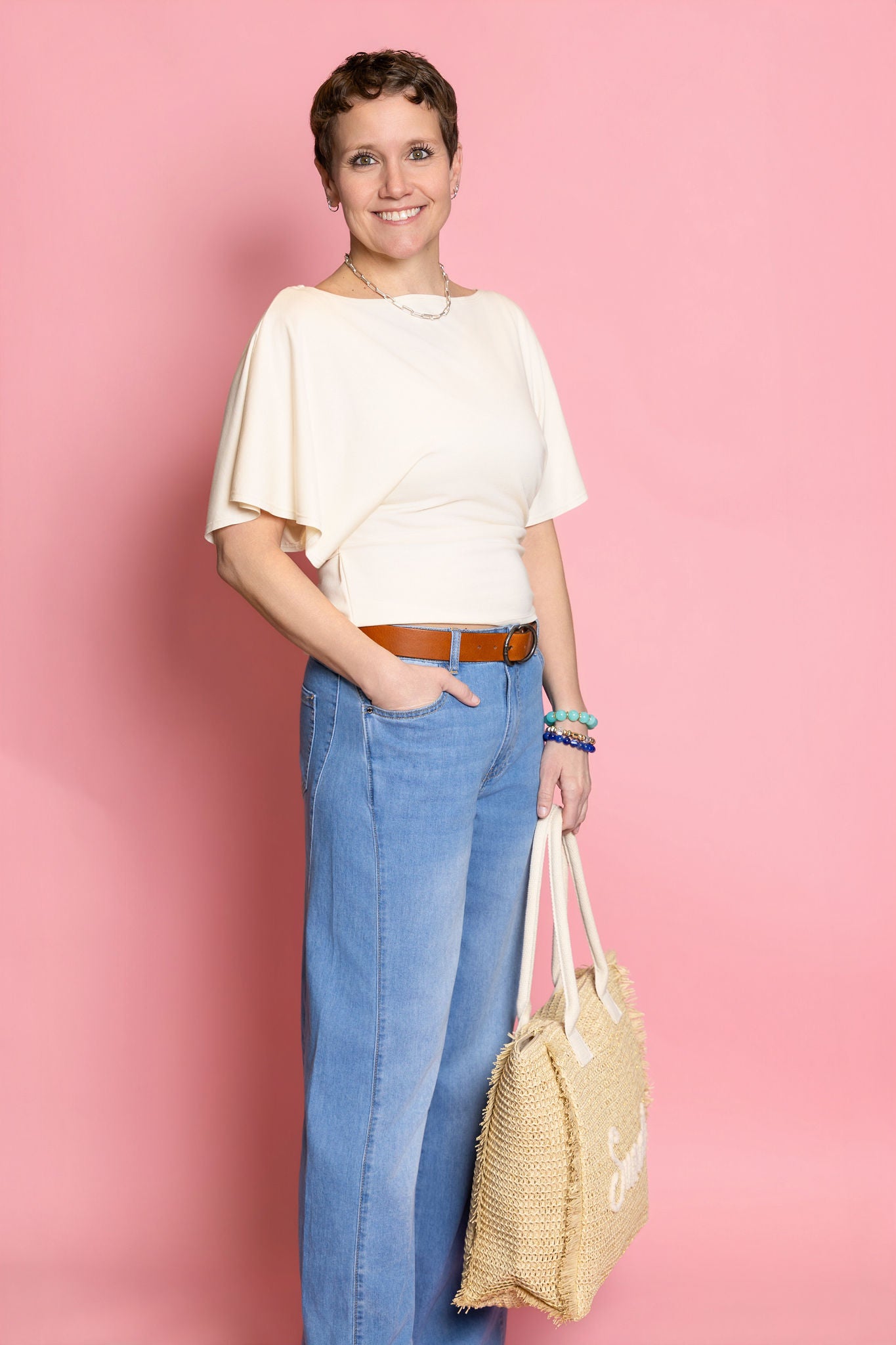 Mod Ref Tie Waist Top