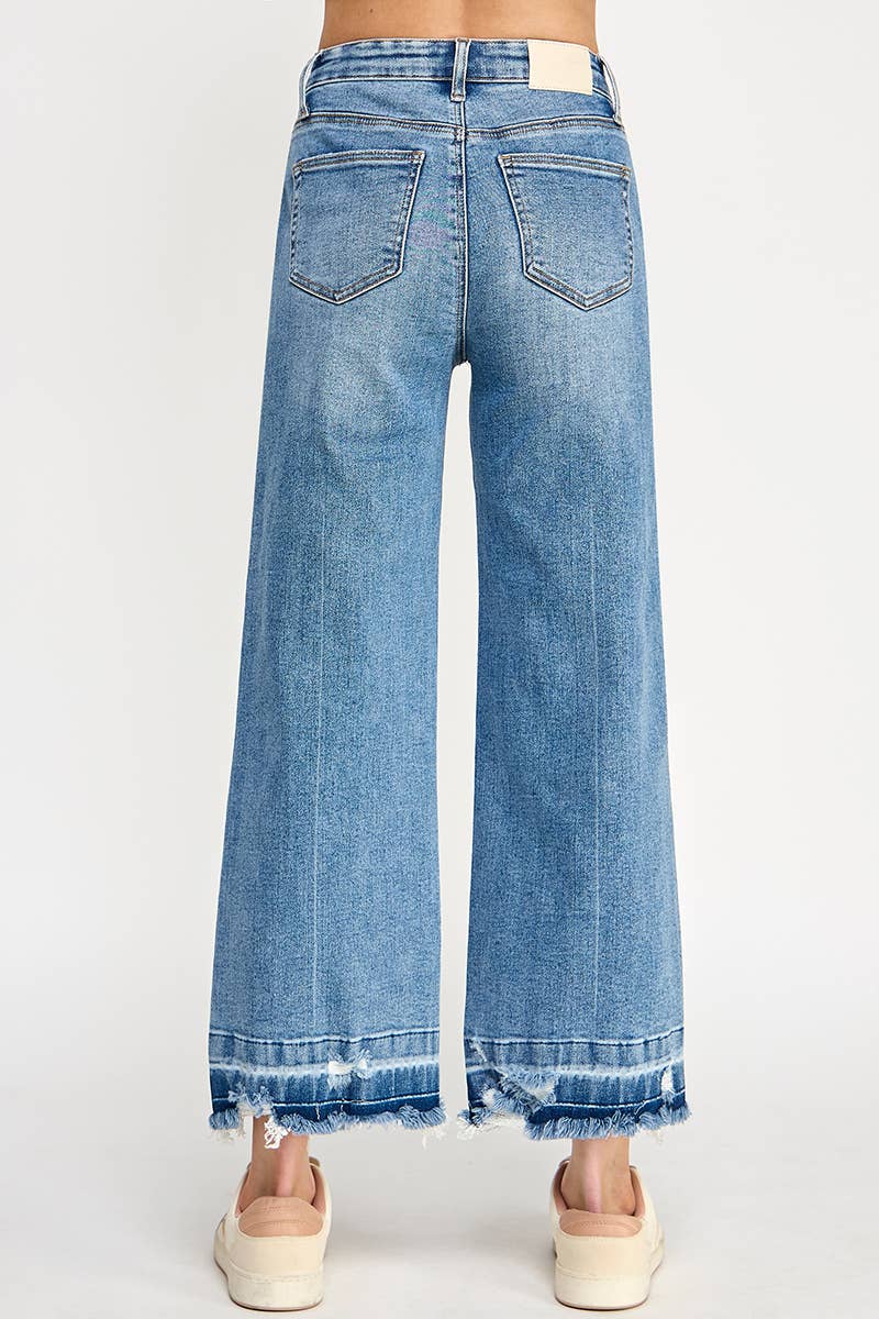Tanya Tummy Control Cropped Jeans w/Released Hem