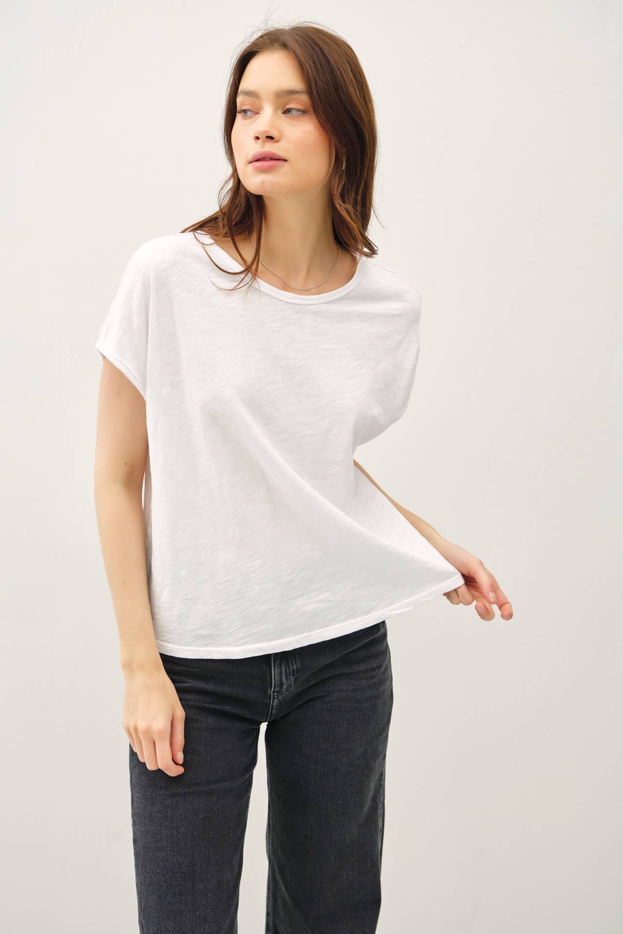 Brione by BeCool: Cropped Sleeve Tee