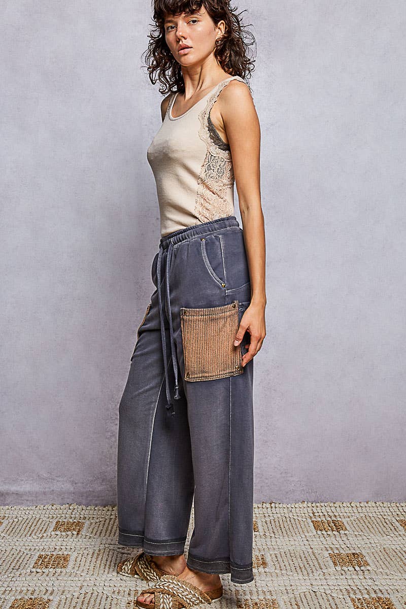 Katrina Terry Knit Wide Leg Pants