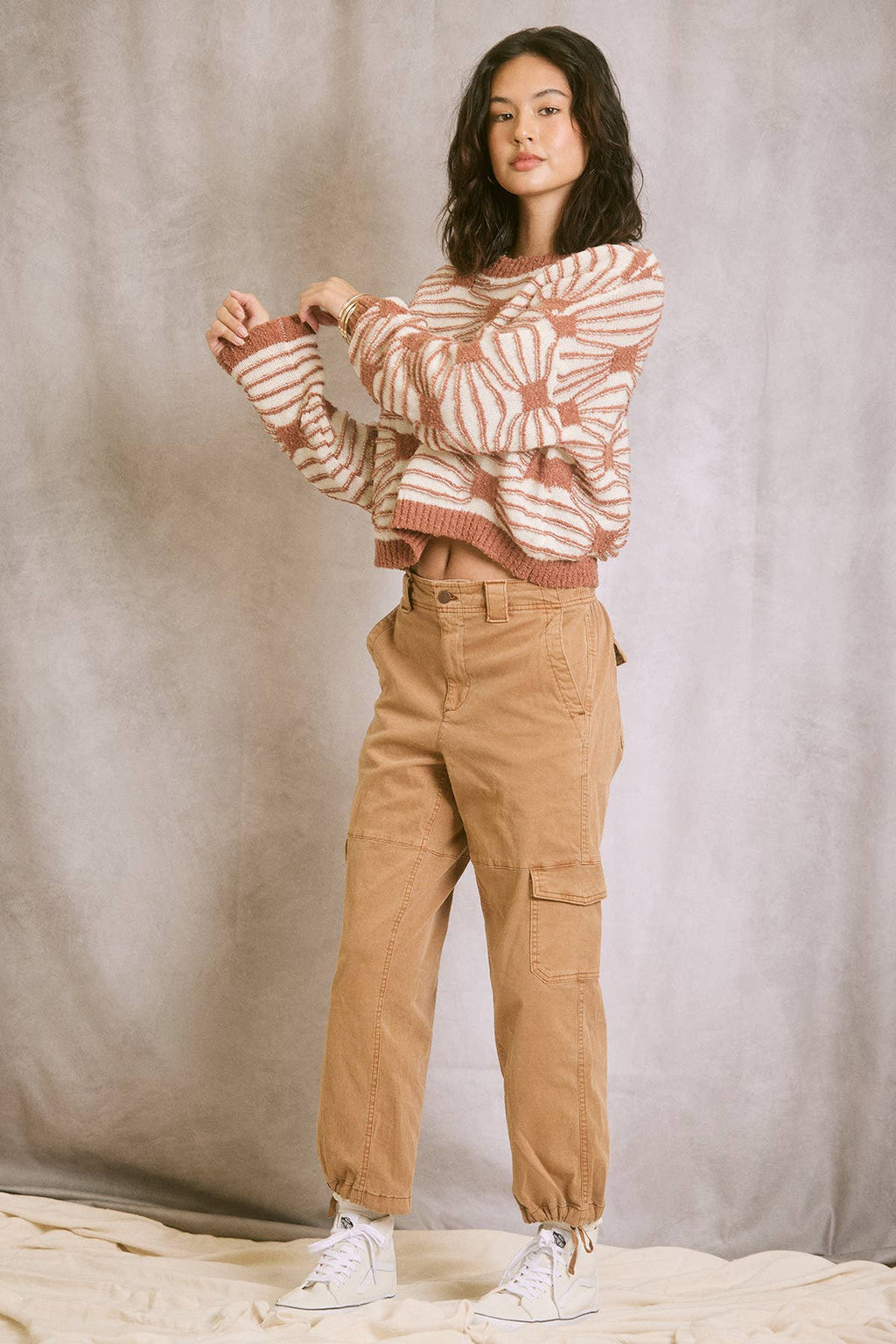 Textured Pattern Sweater