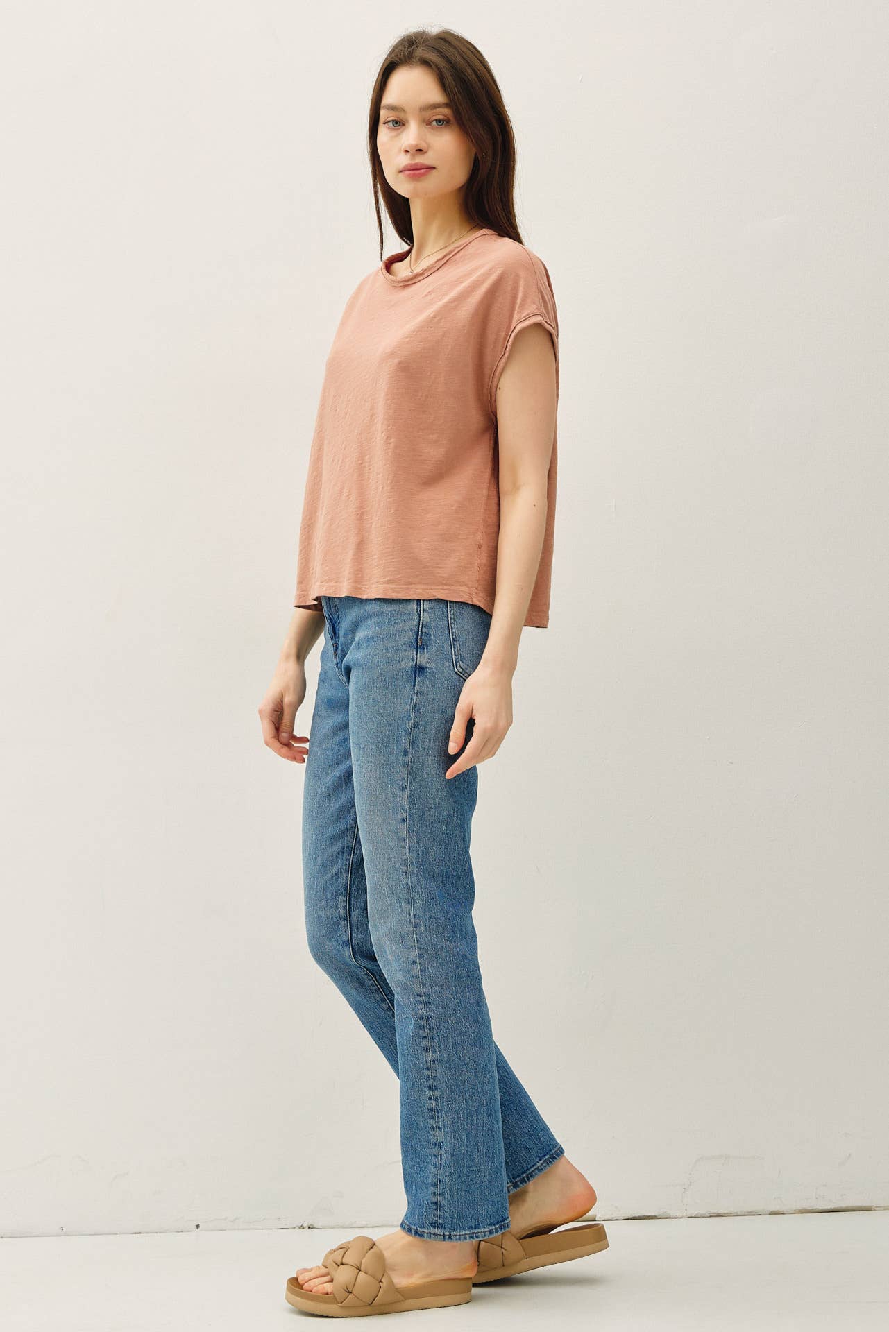 Brione by BeCool: Cropped Sleeve Tee