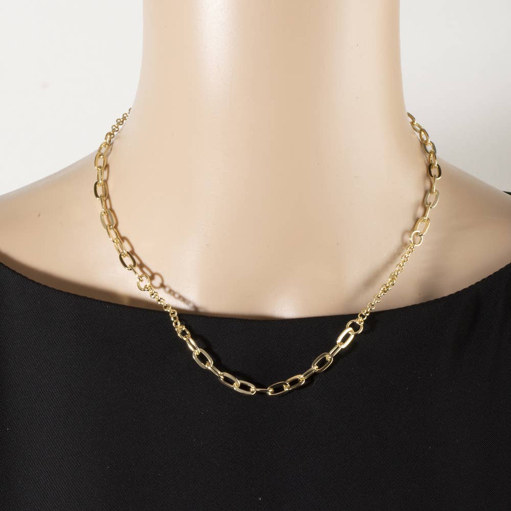 Mixed Link Chain Necklace