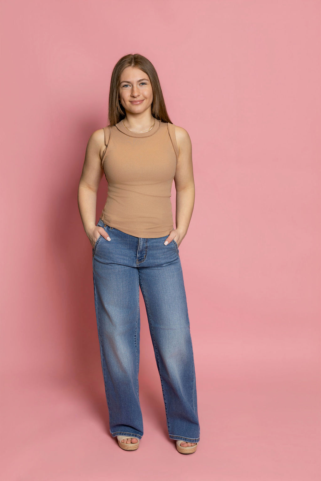 Ribbed Cotton Summer Tank Top