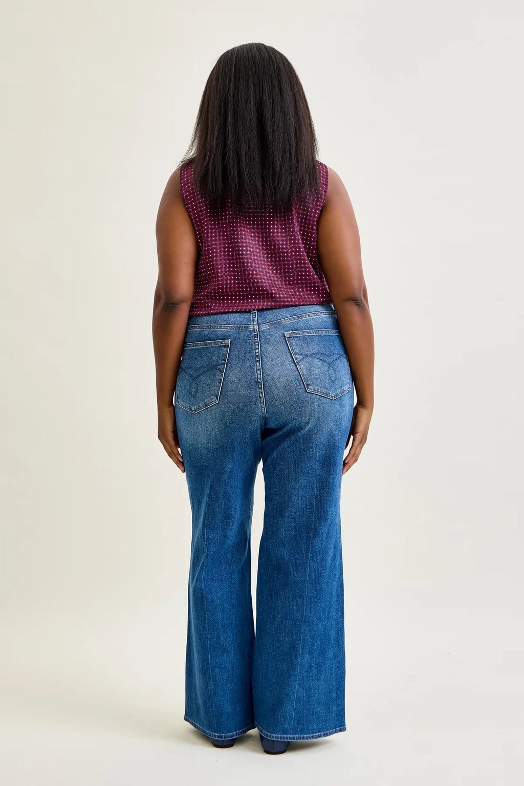 Judy Blue Jordyn Tummy Control Wide Leg Jeans
