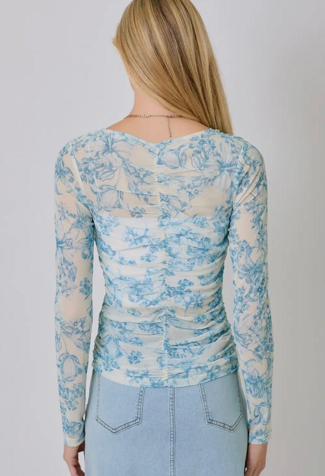 Dalia Floral Rushing Top