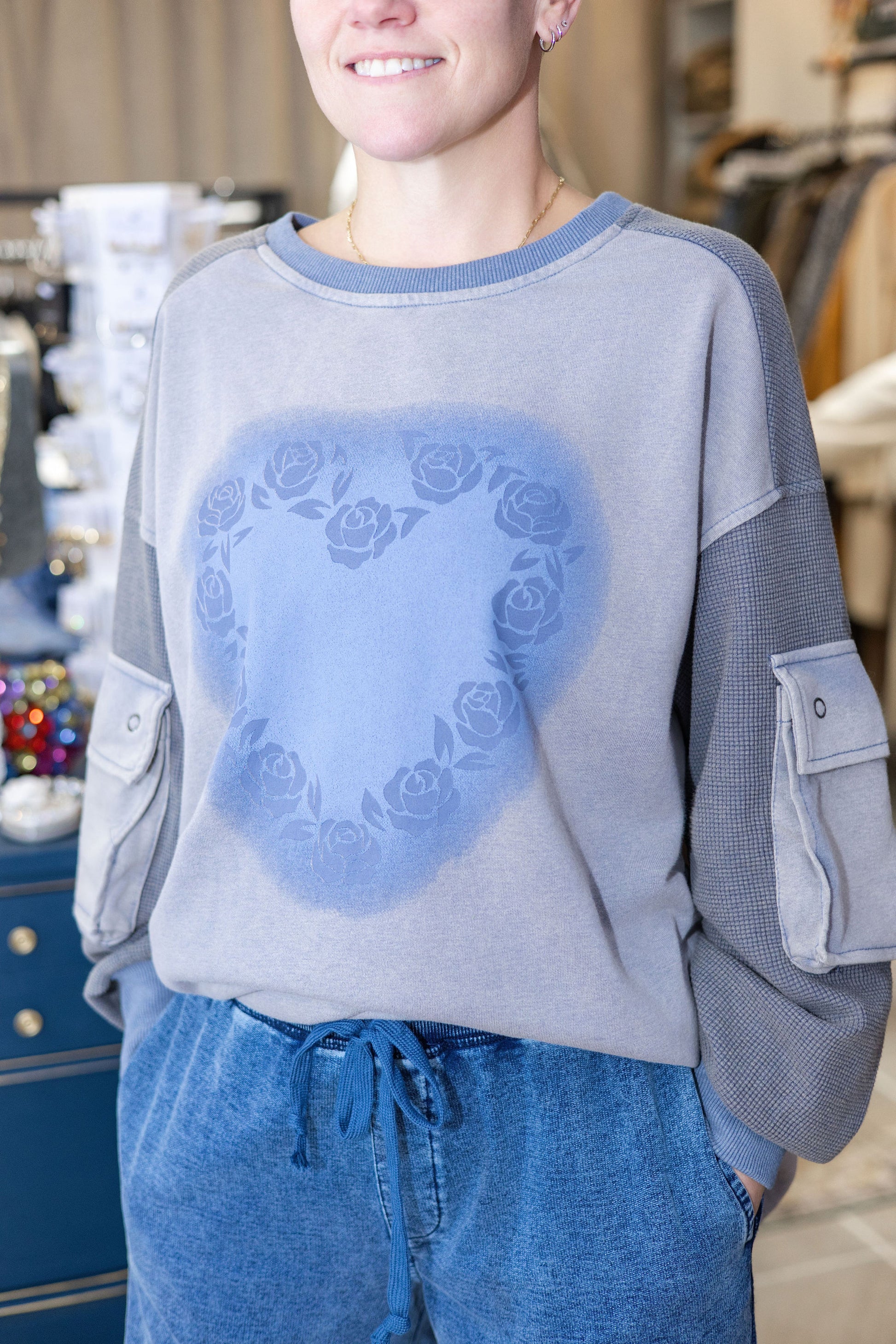 Easel Long Sleeve Top