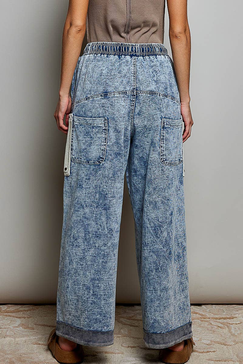Katrina Terry Knit Wide Leg Pants