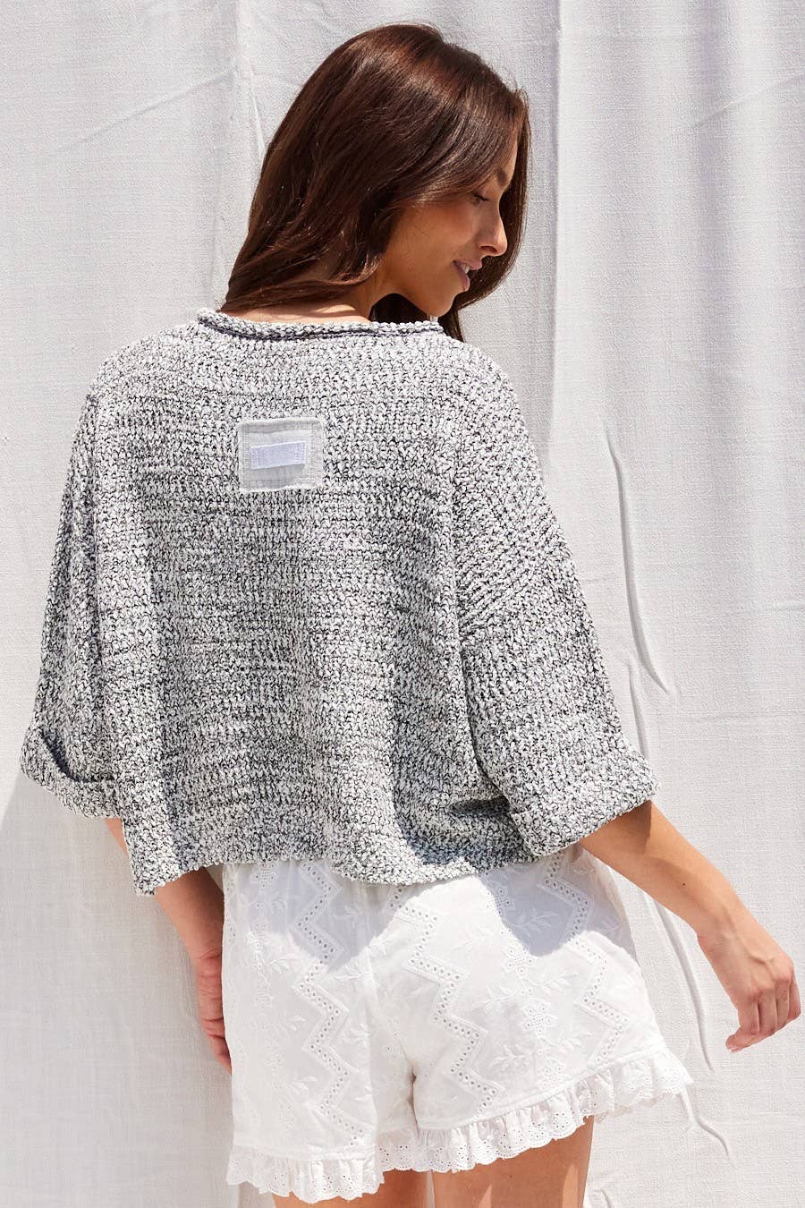 BEST-SELLING Loose Fit Slouchy Cropped Sweater