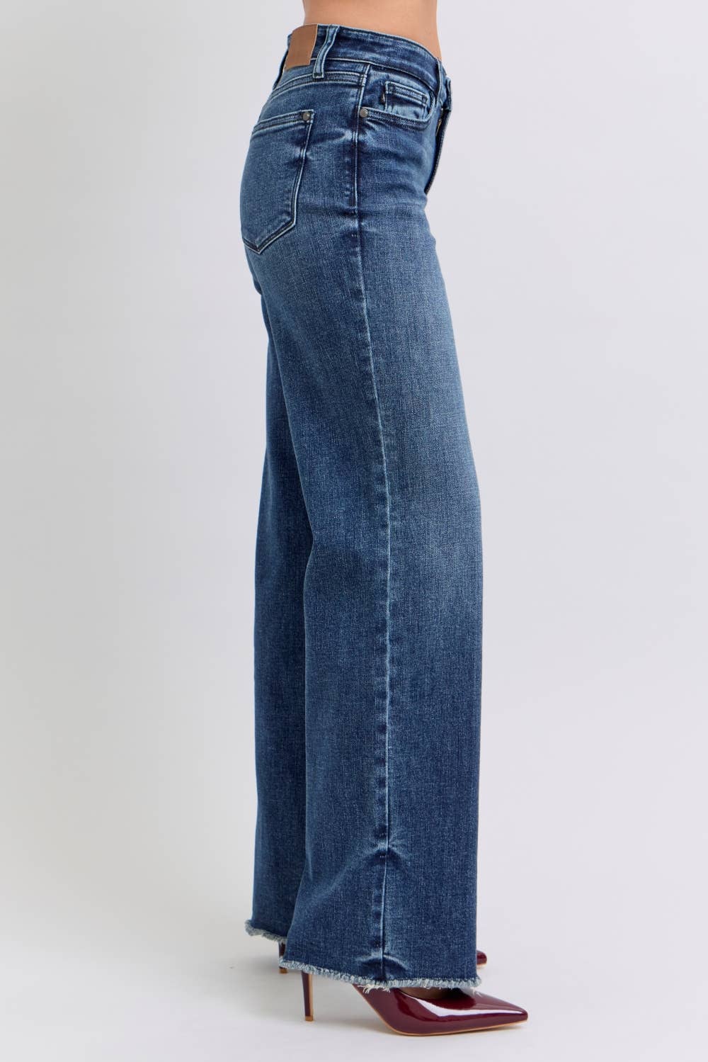 Judy Blue Mid Rise Wide Leg w/Tint