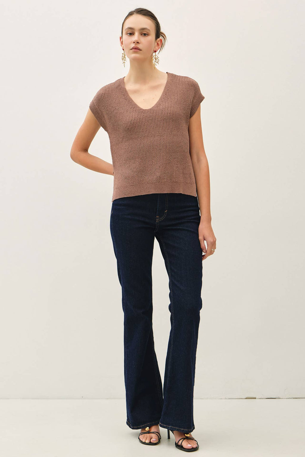 V-Neck Sweater Top / Harper top