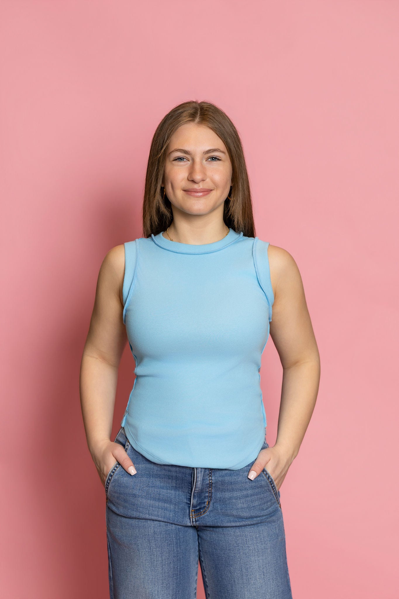 Ribbed Cotton Summer Tank Top