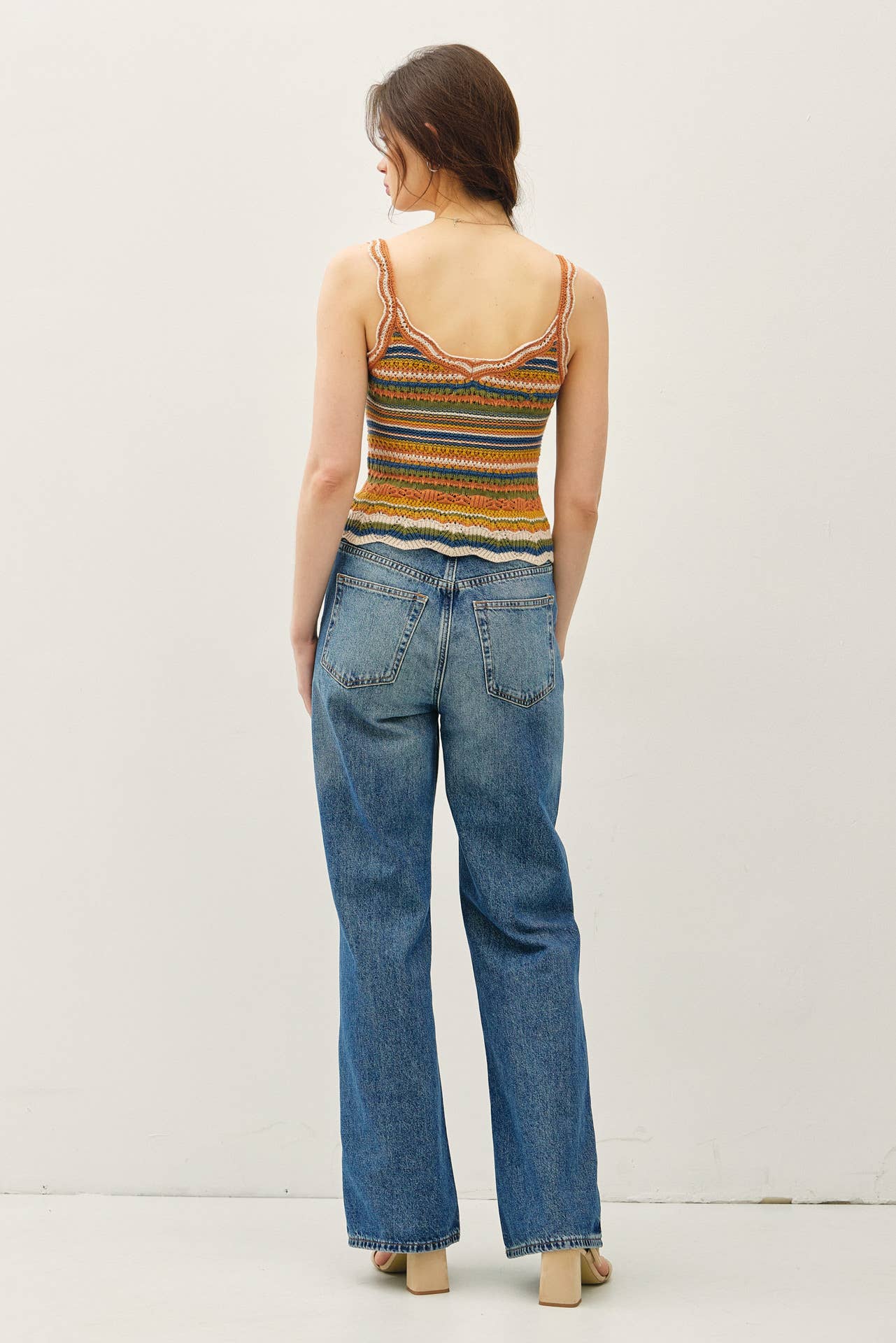 Raquel Knit Tank Top in Multi