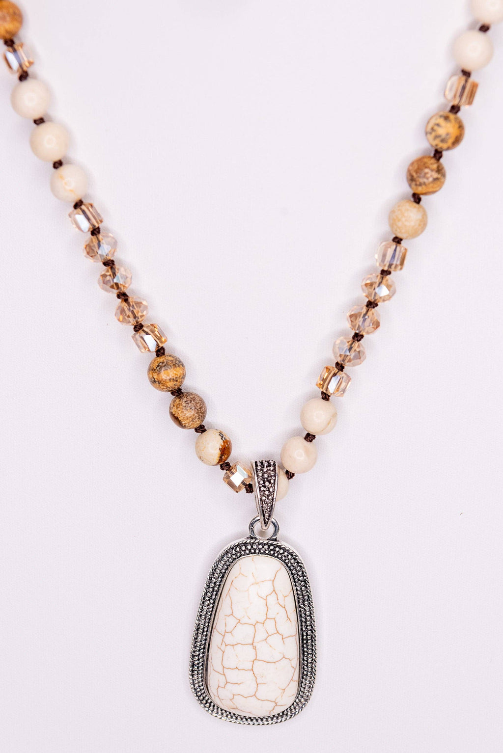 Boho Necklace/Adele Necklace in White